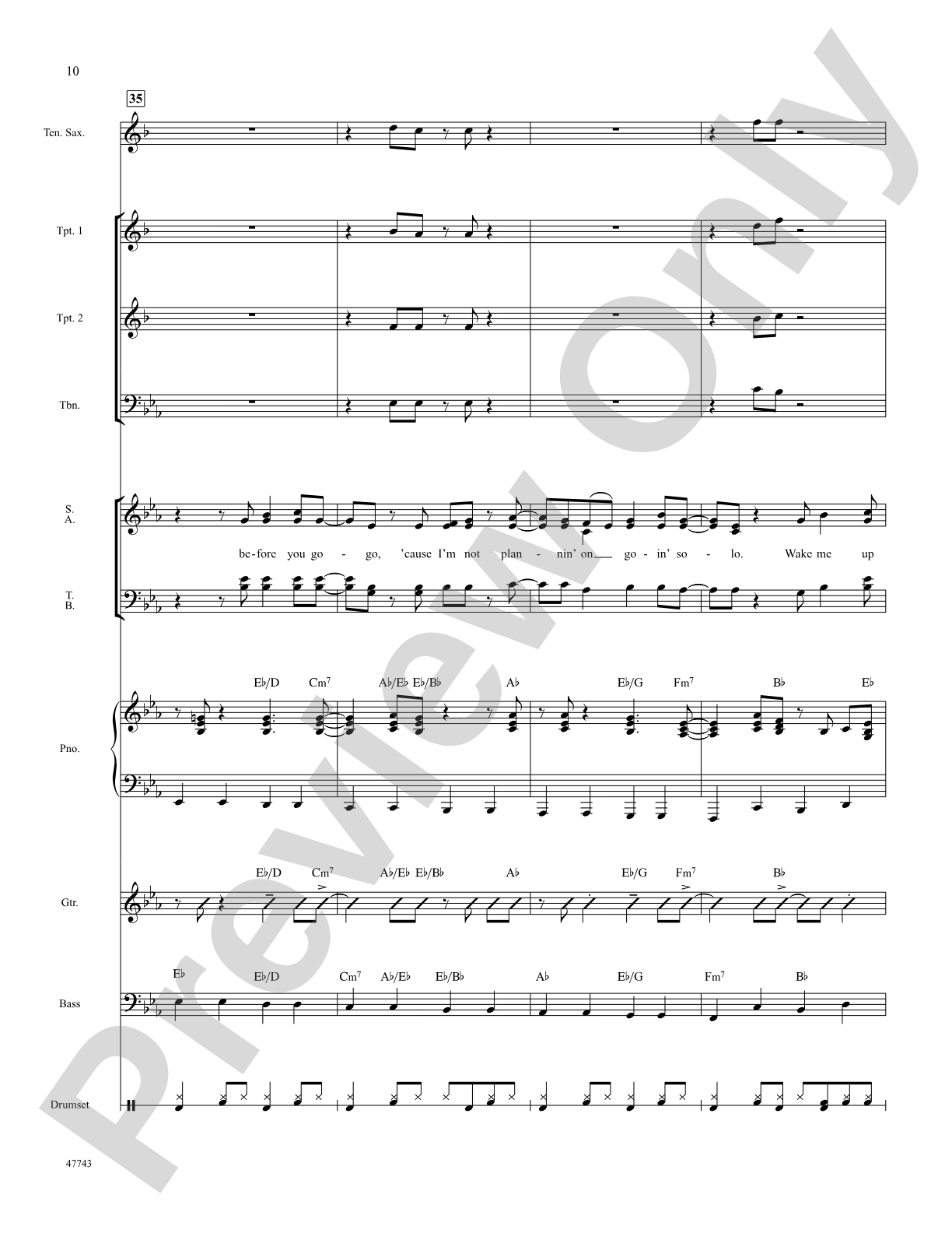 Wake Me Up Before You Go-Go: Choral SoundPax
