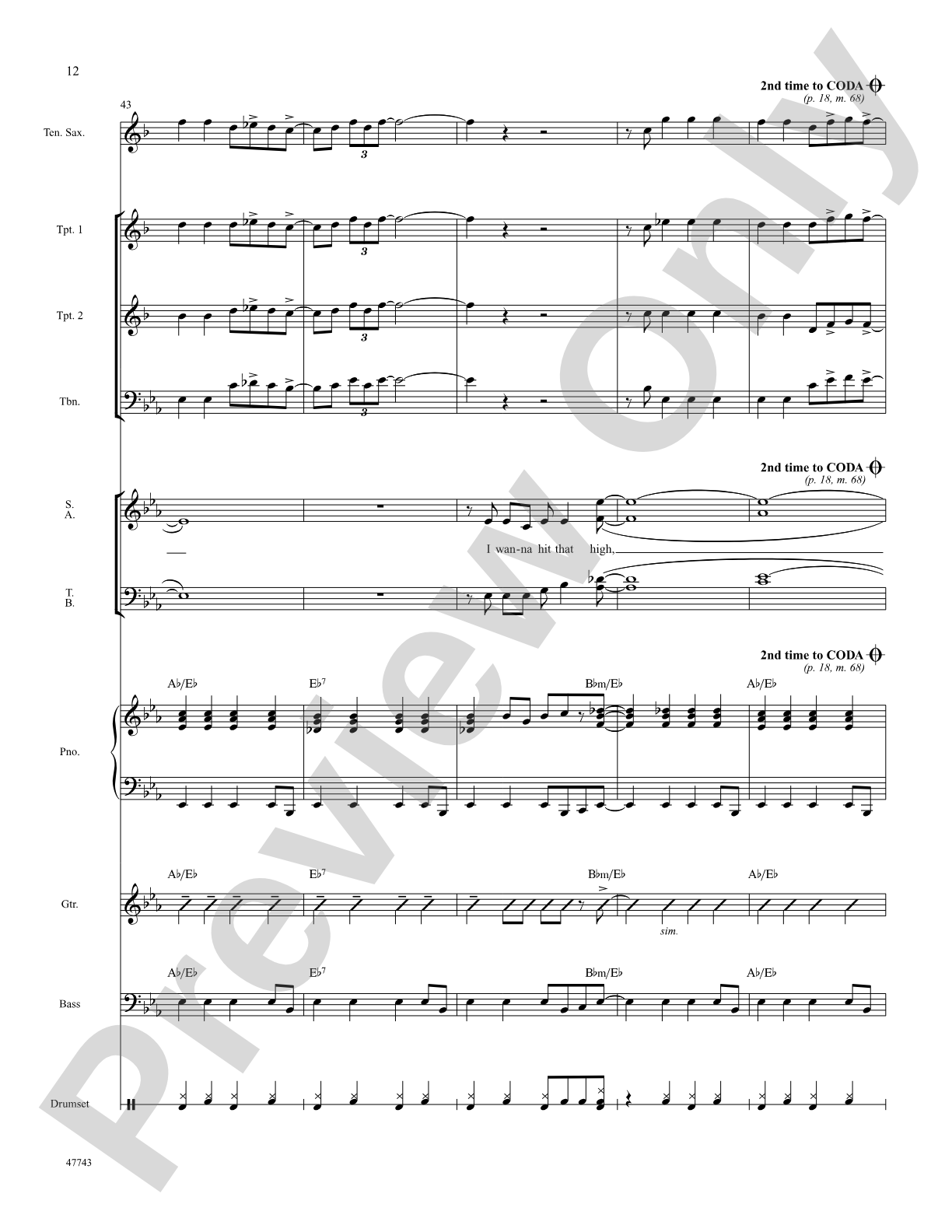 Wake Me Up Before You Go-Go: Choral SoundPax