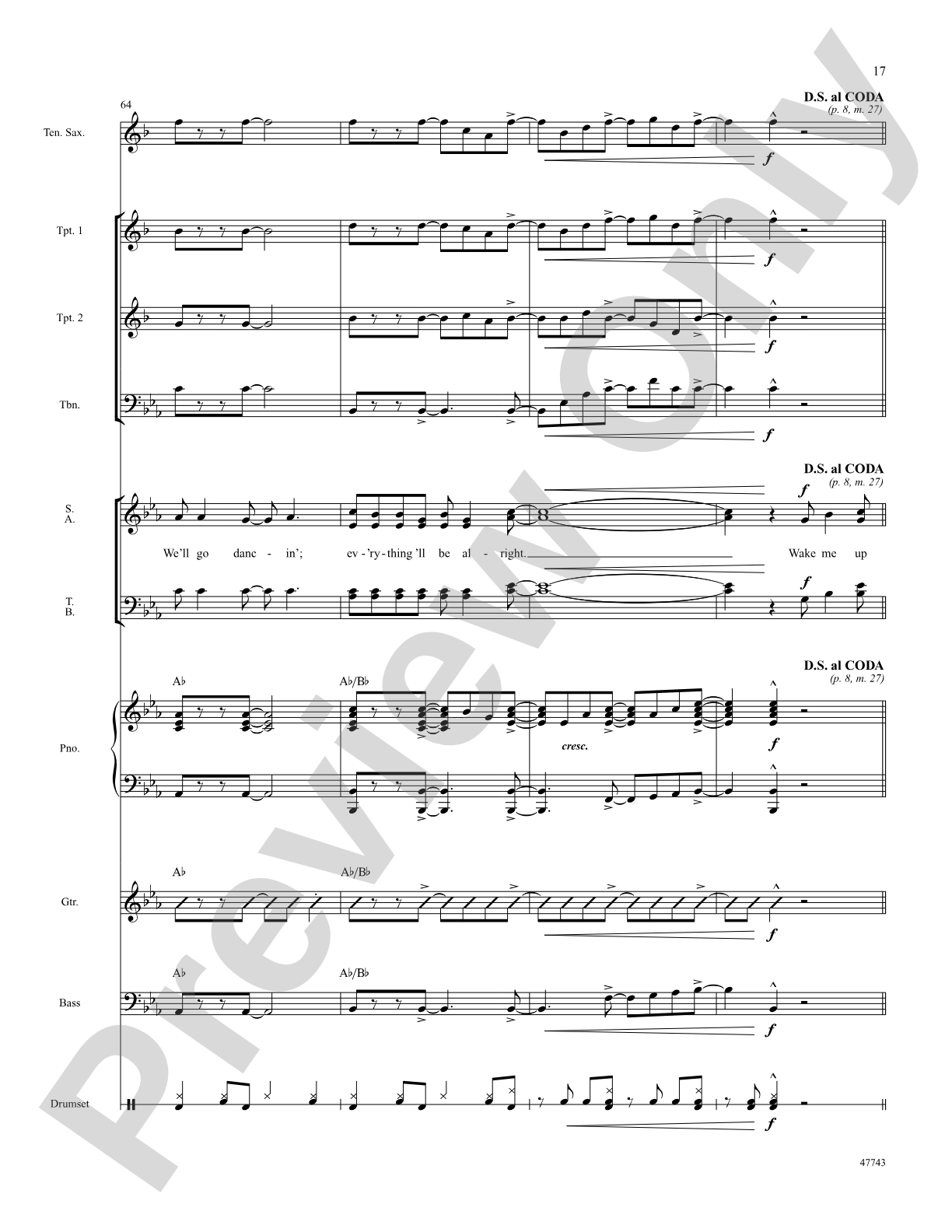 Wake Me Up Before You Go-Go: Choral SoundPax