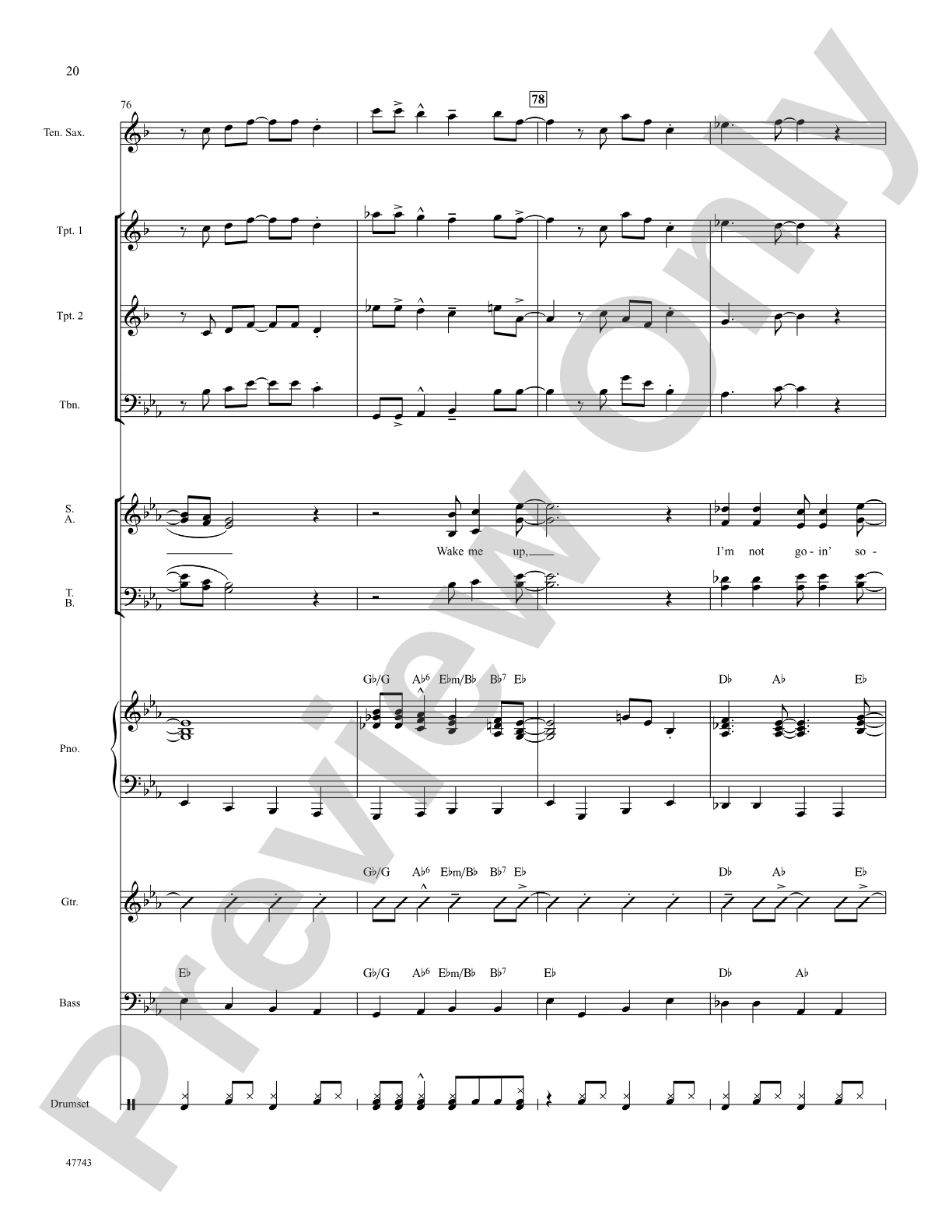 Wake Me Up Before You Go-Go: Choral SoundPax