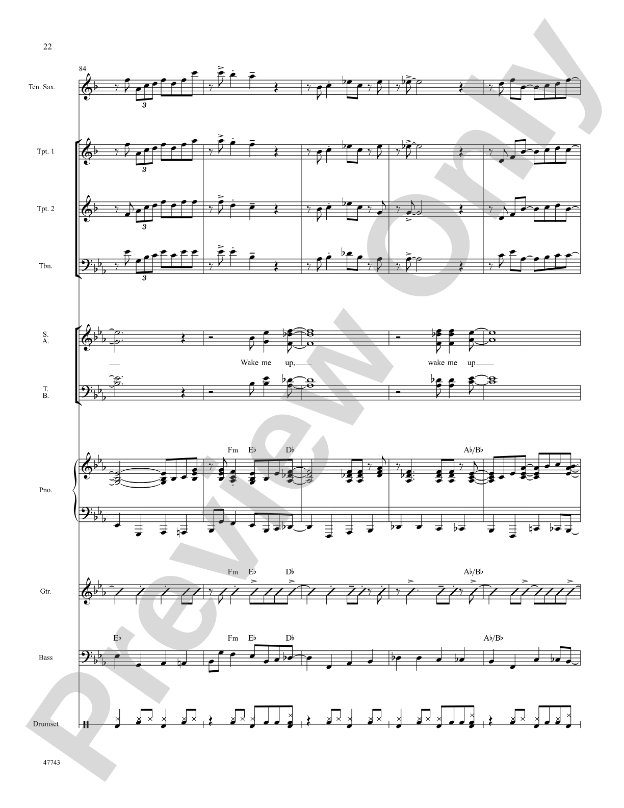 Wake Me Up Before You Go-Go: Choral SoundPax