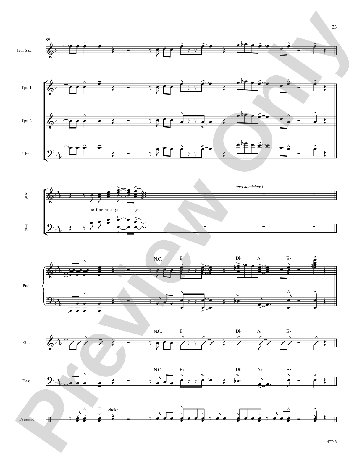 Wake Me Up Before You Go-Go: Choral SoundPax