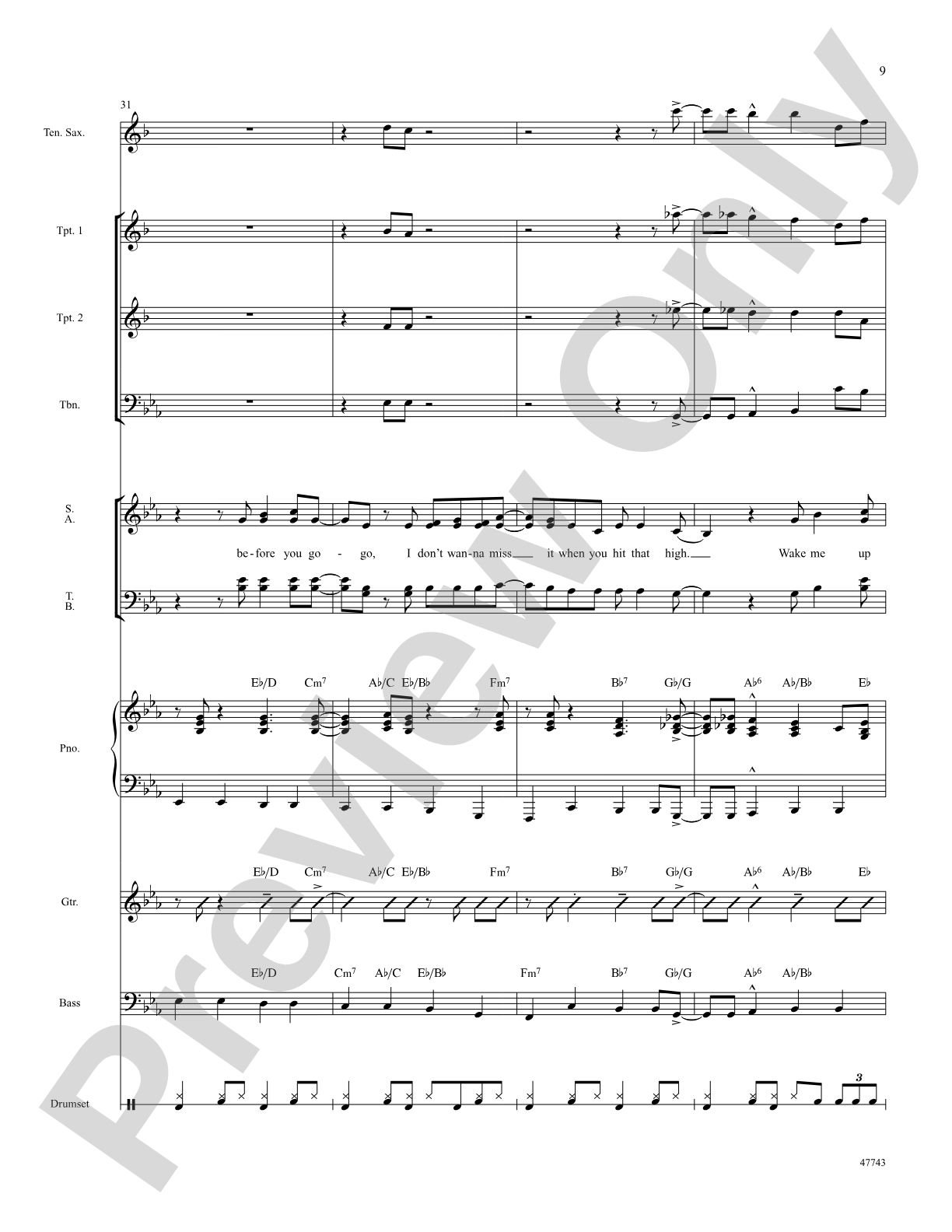 Wake Me Up Before You Go-Go: Choral SoundPax