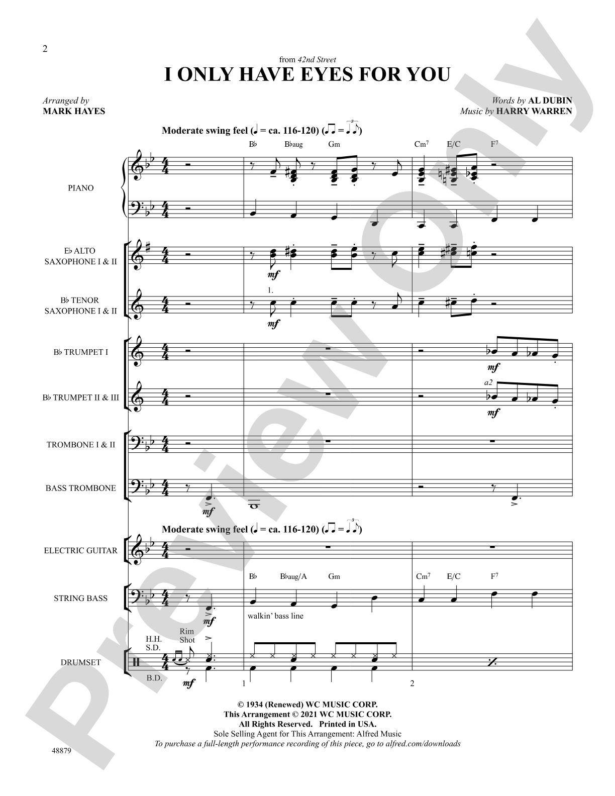 I Only Have Eyes for You: Choral SoundPax