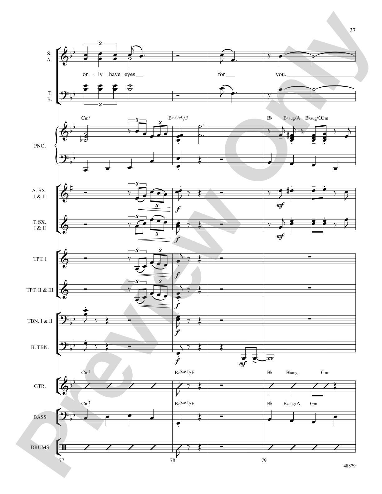 I Only Have Eyes for You: Choral SoundPax