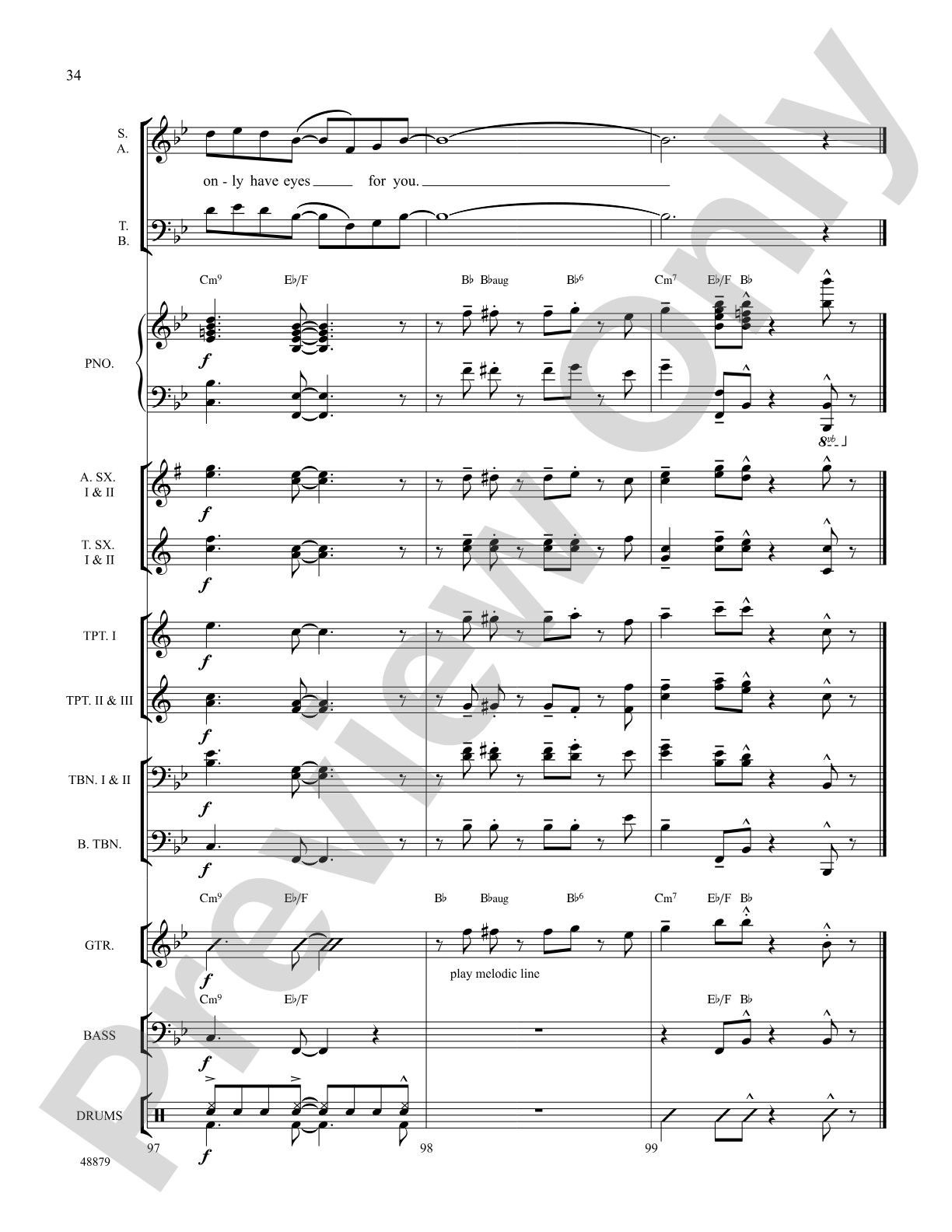 I Only Have Eyes for You: Choral SoundPax