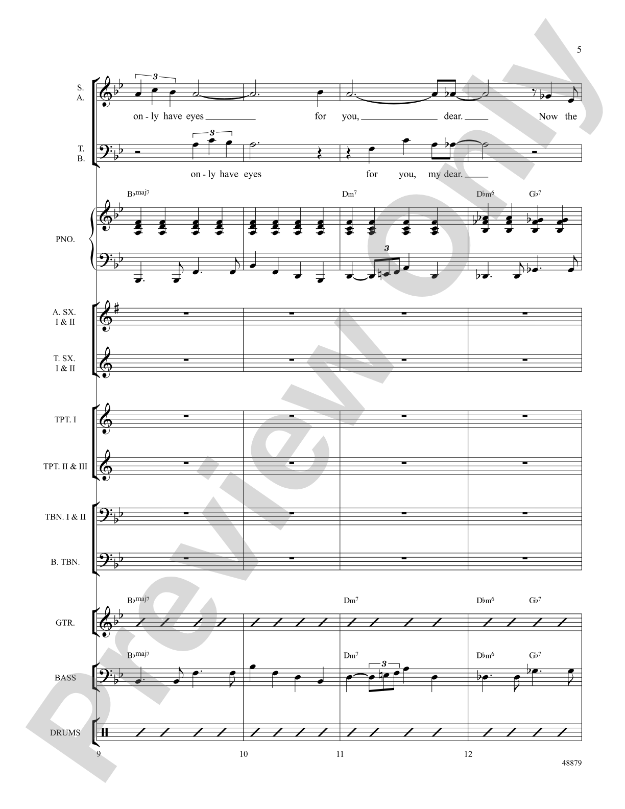 I Only Have Eyes for You: Choral SoundPax