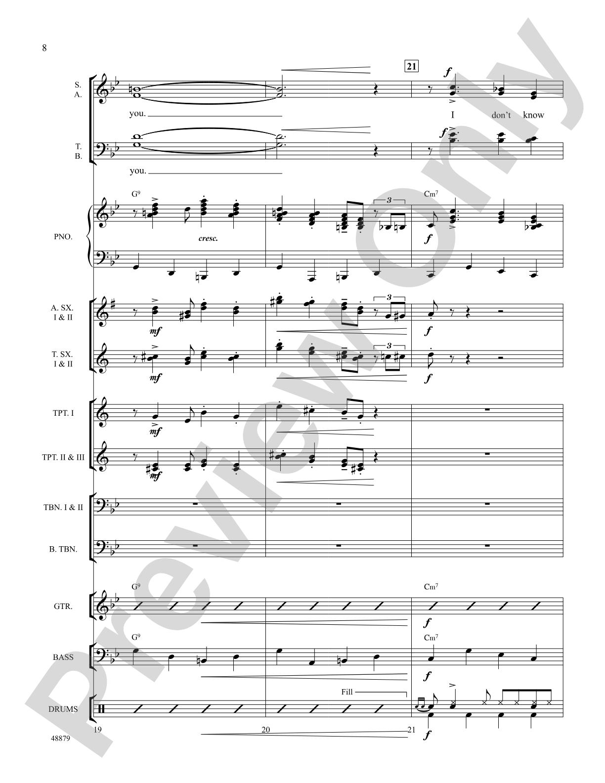I Only Have Eyes for You: Choral SoundPax