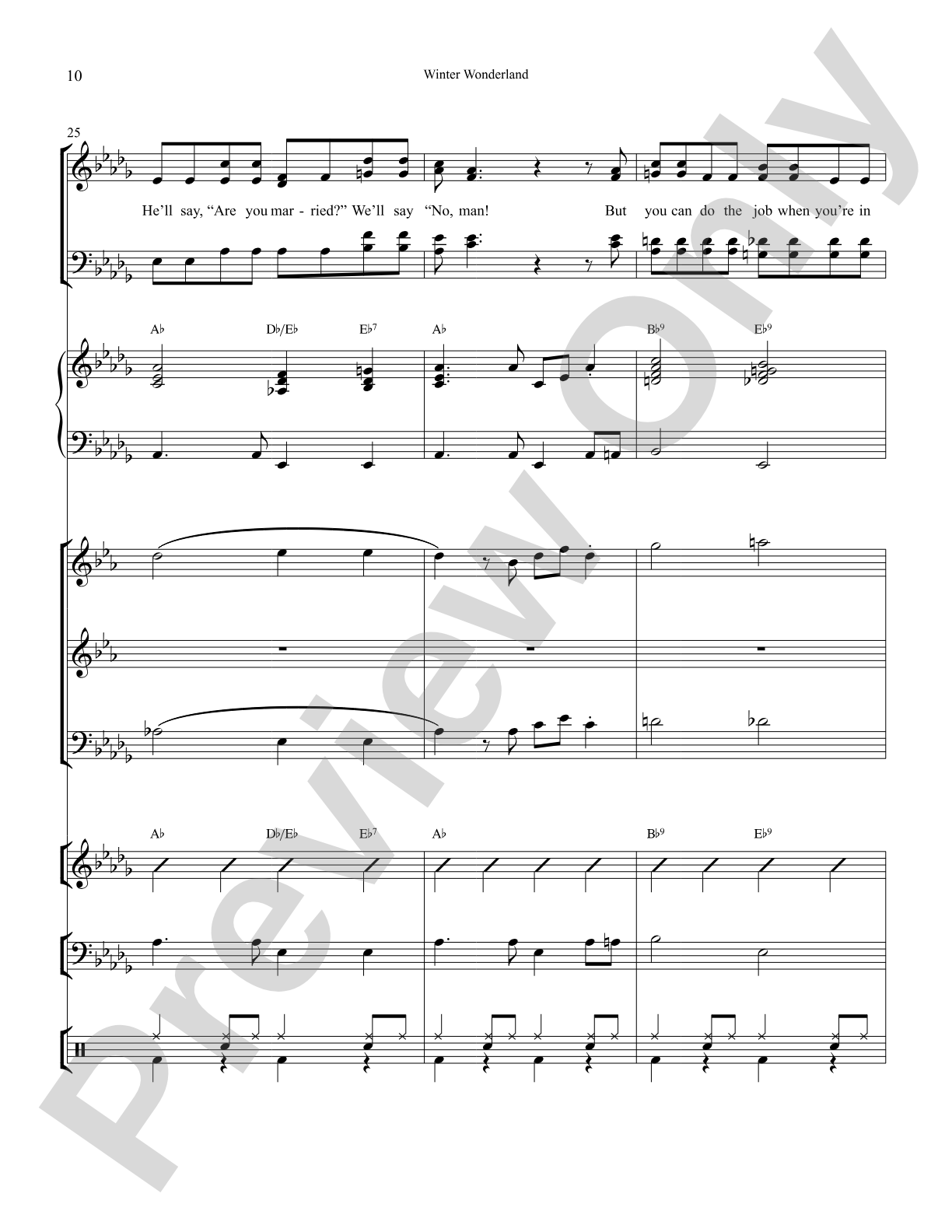 Winter Wonderland: Choral SoundPax