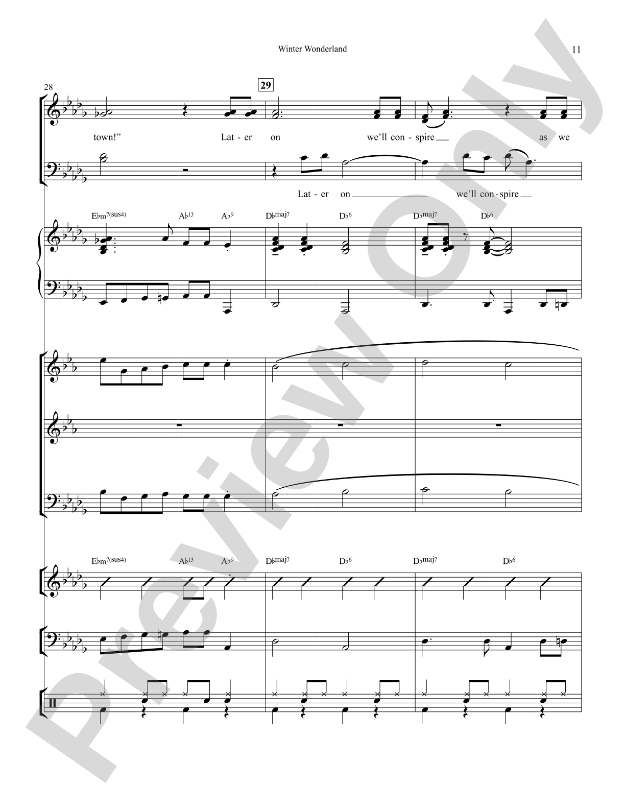 Winter Wonderland: Choral SoundPax