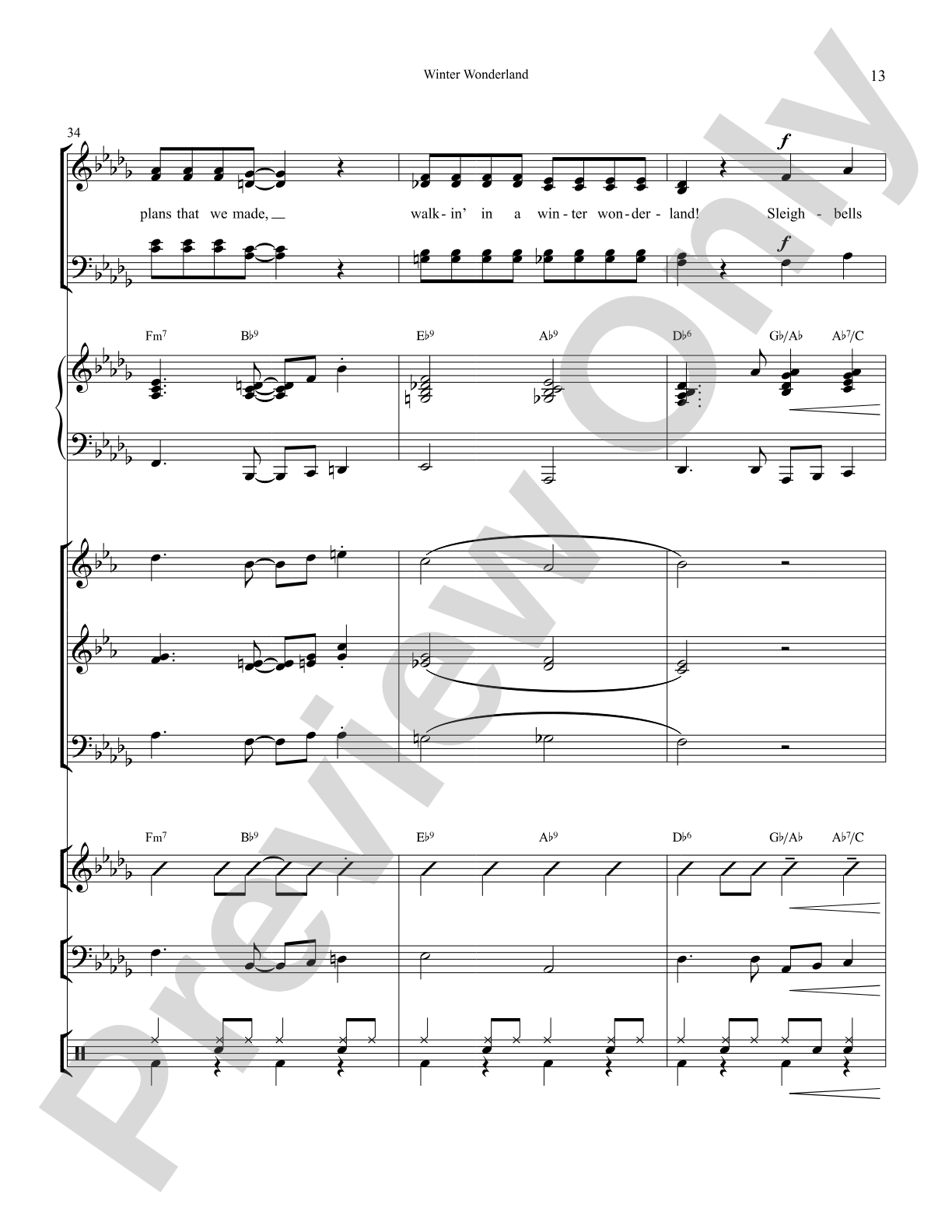Winter Wonderland: Choral SoundPax