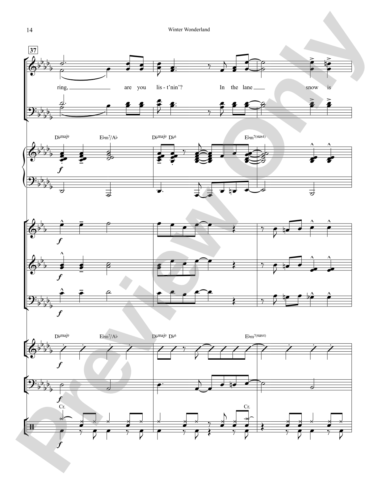 Winter Wonderland: Choral SoundPax