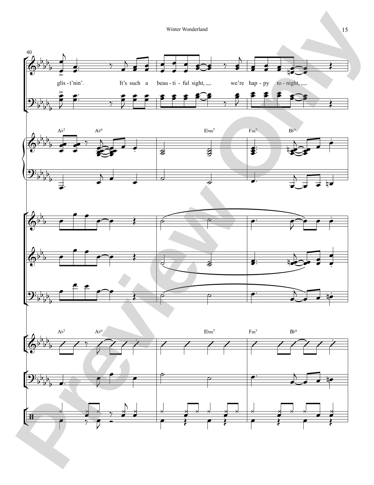 Winter Wonderland: Choral SoundPax