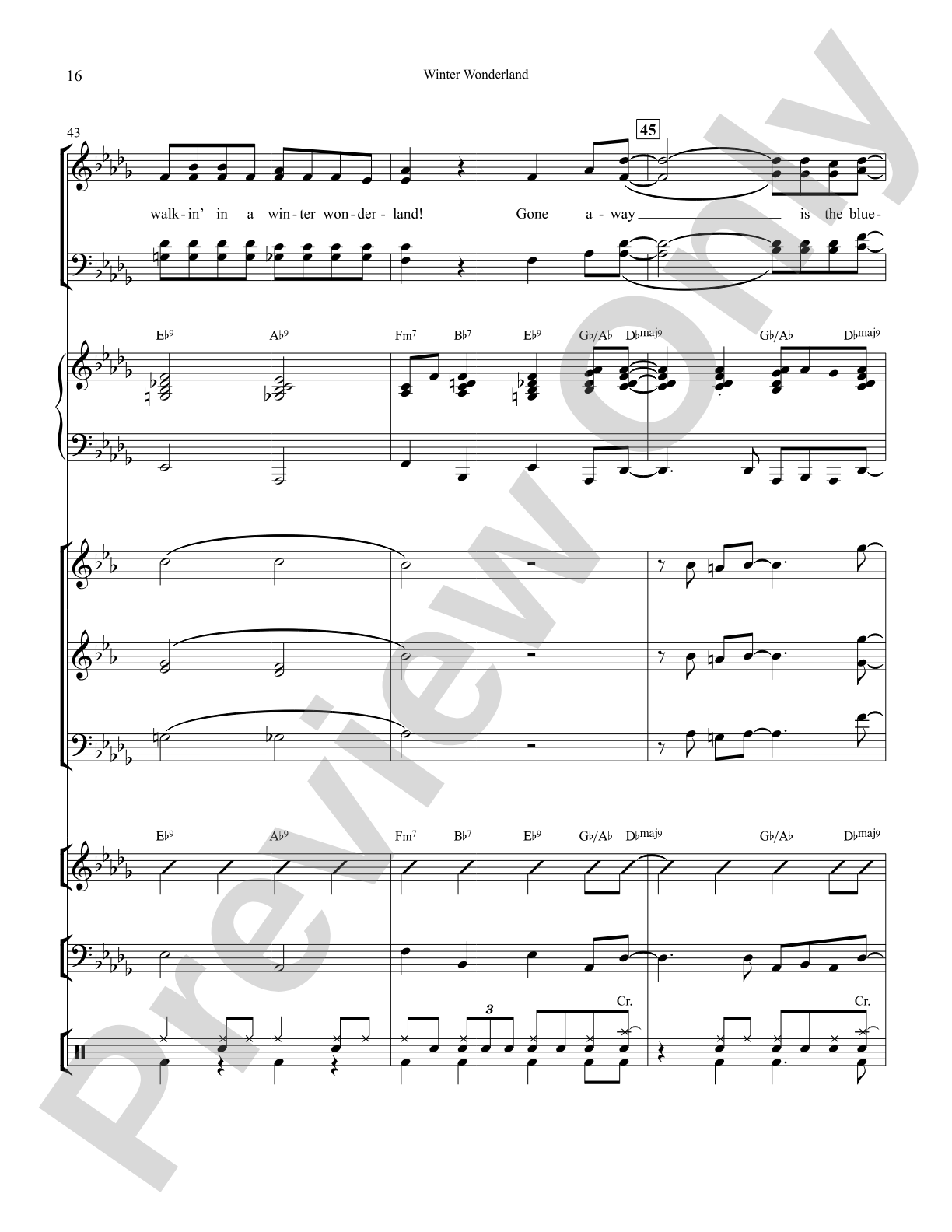 Winter Wonderland: Choral SoundPax