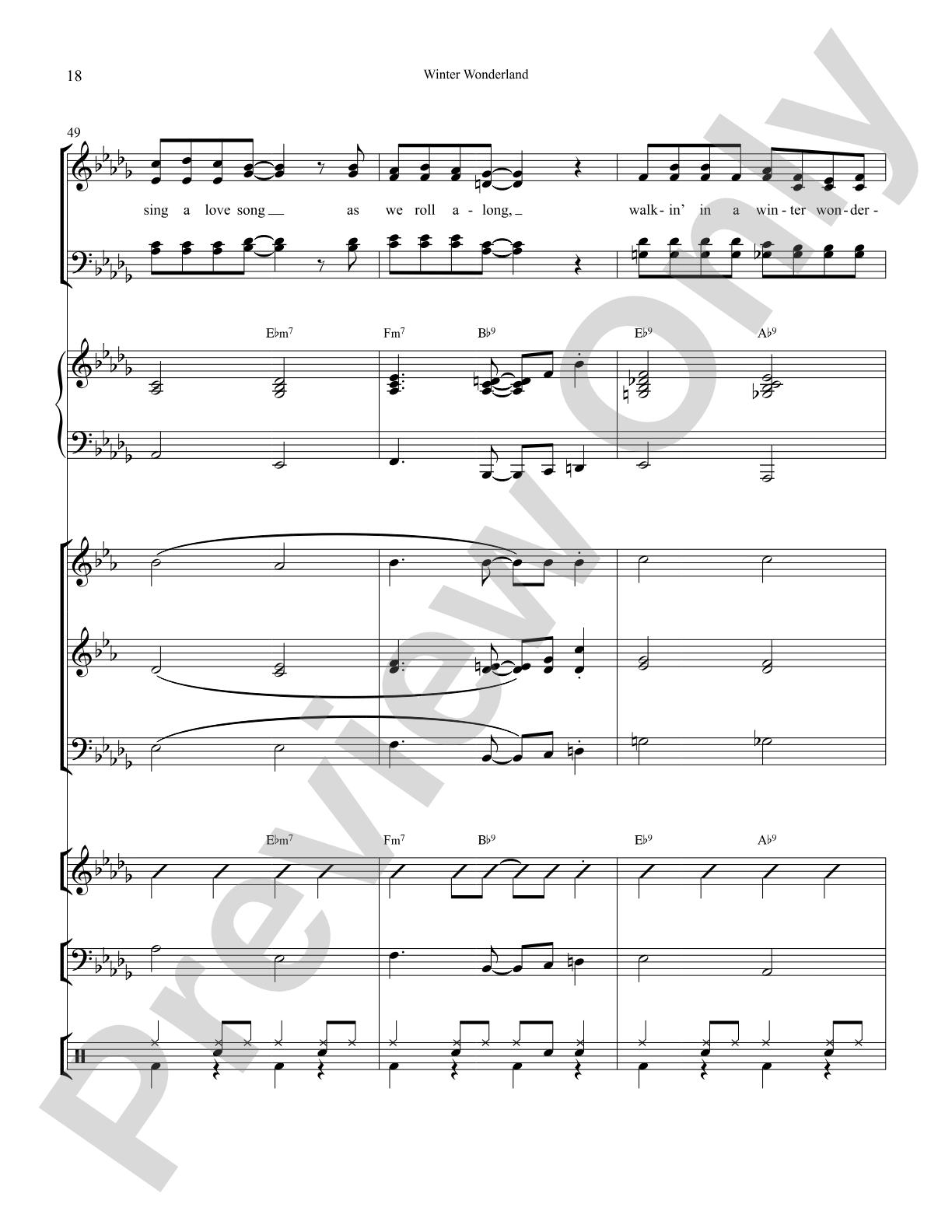Winter Wonderland: Choral SoundPax