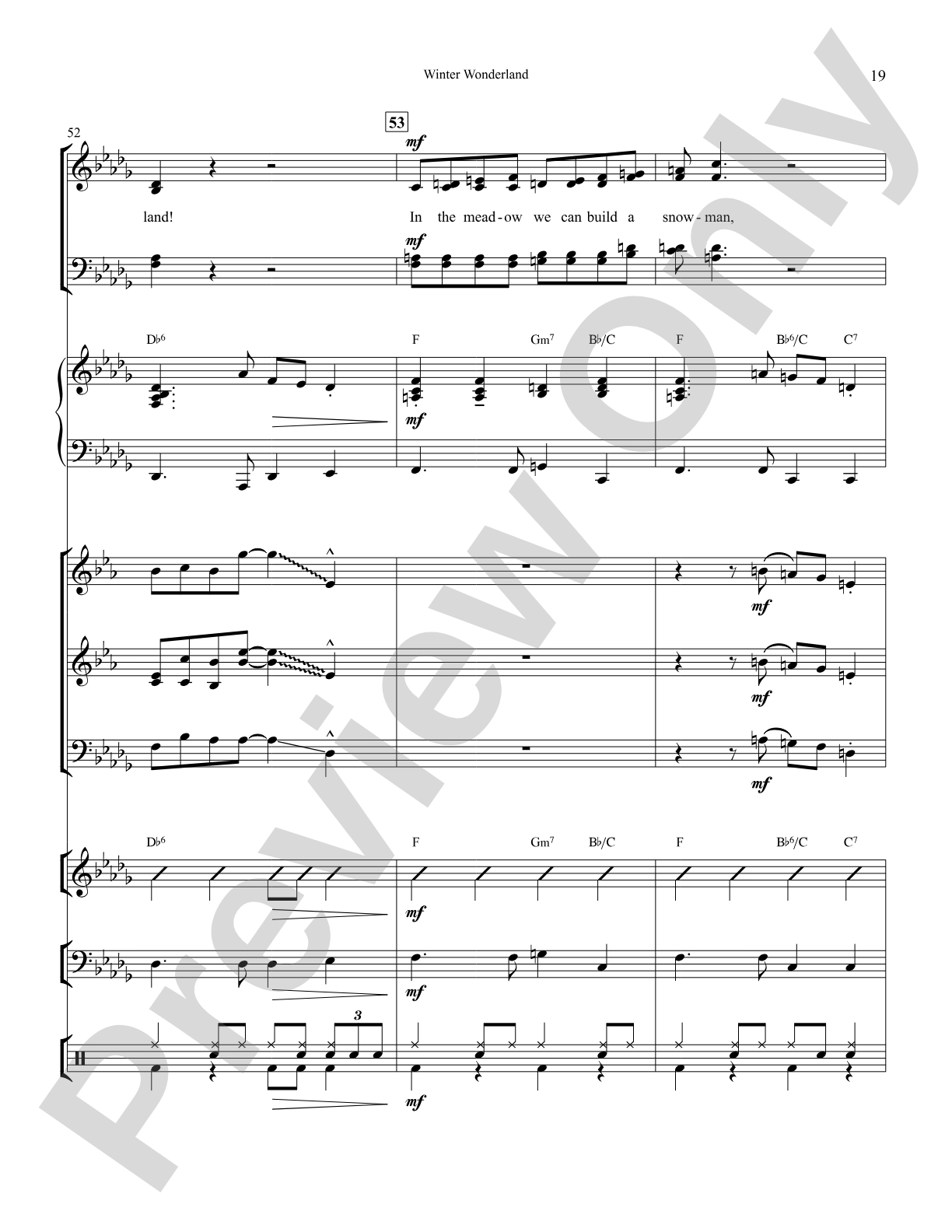 Winter Wonderland: Choral SoundPax