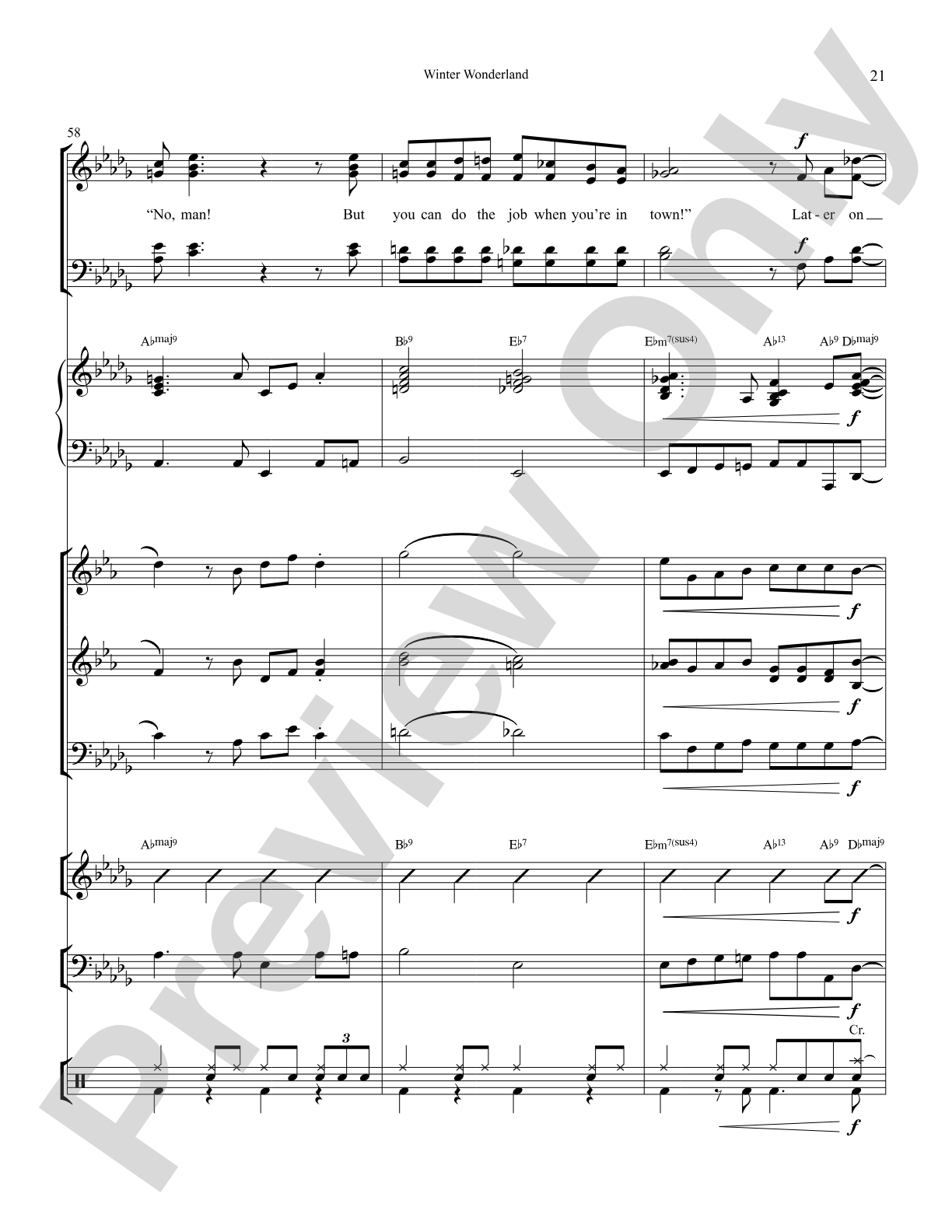 Winter Wonderland: Choral SoundPax