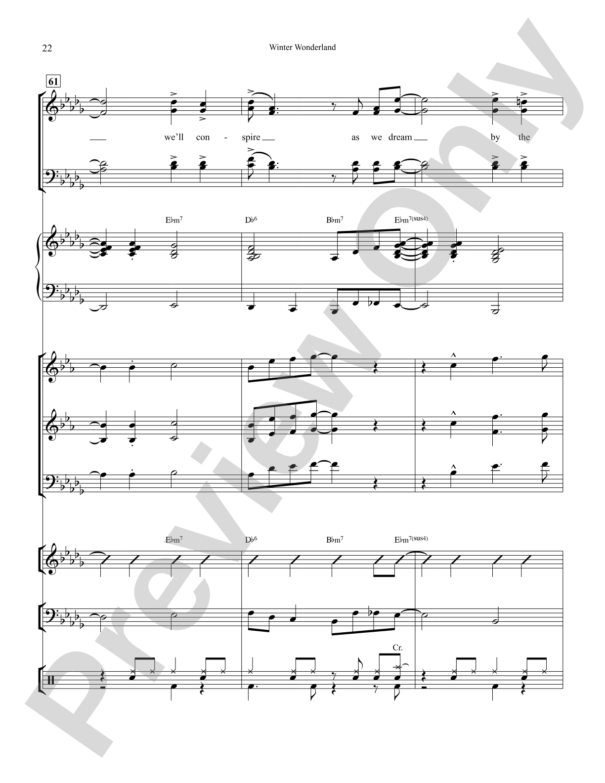 Winter Wonderland: Choral SoundPax
