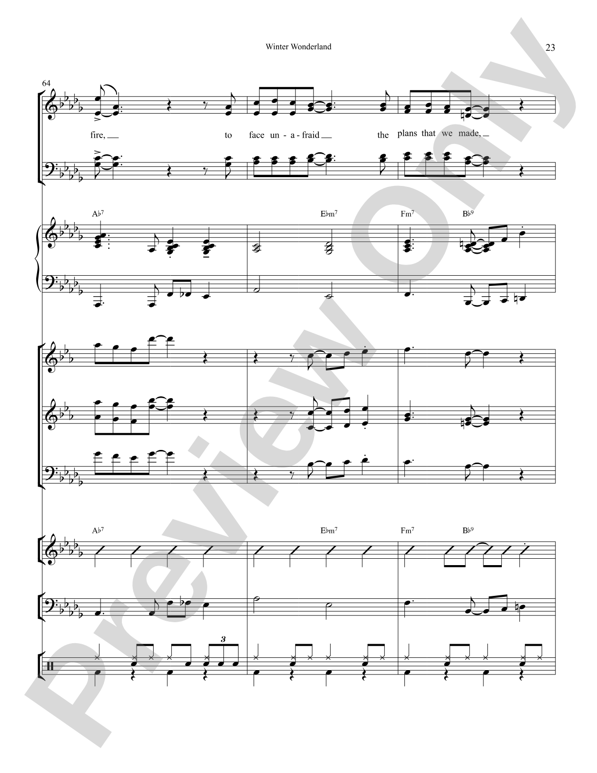 Winter Wonderland: Choral SoundPax