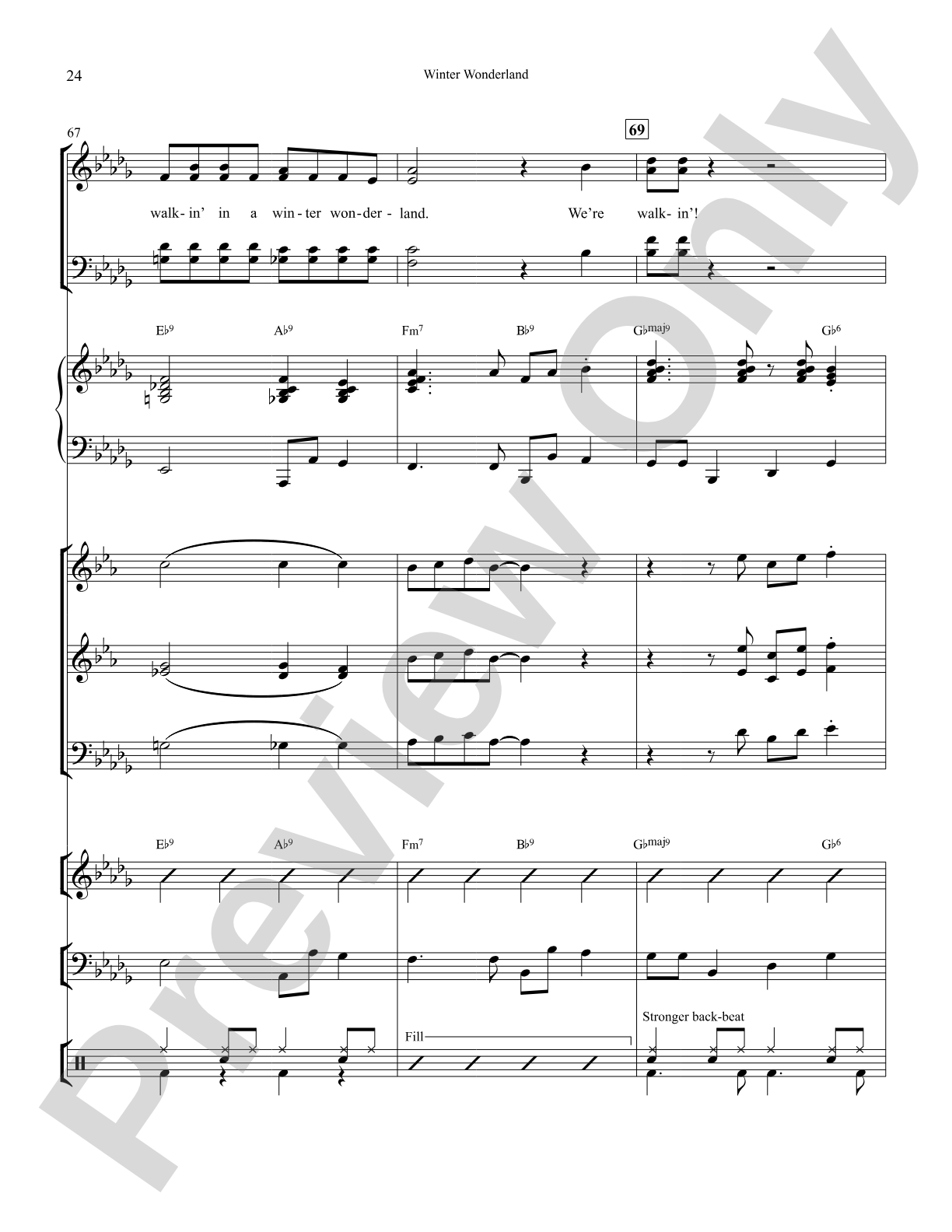 Winter Wonderland: Choral SoundPax