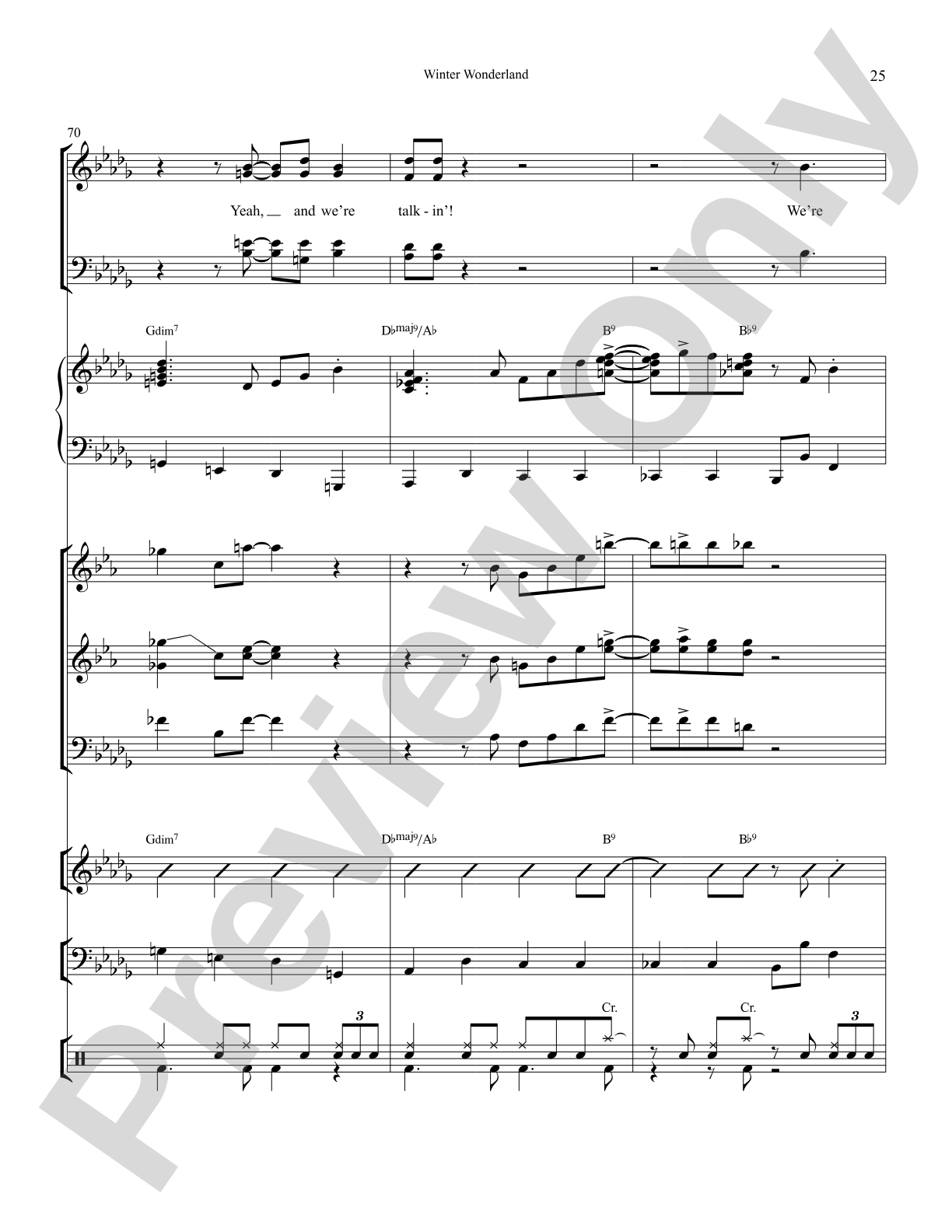 Winter Wonderland: Choral SoundPax