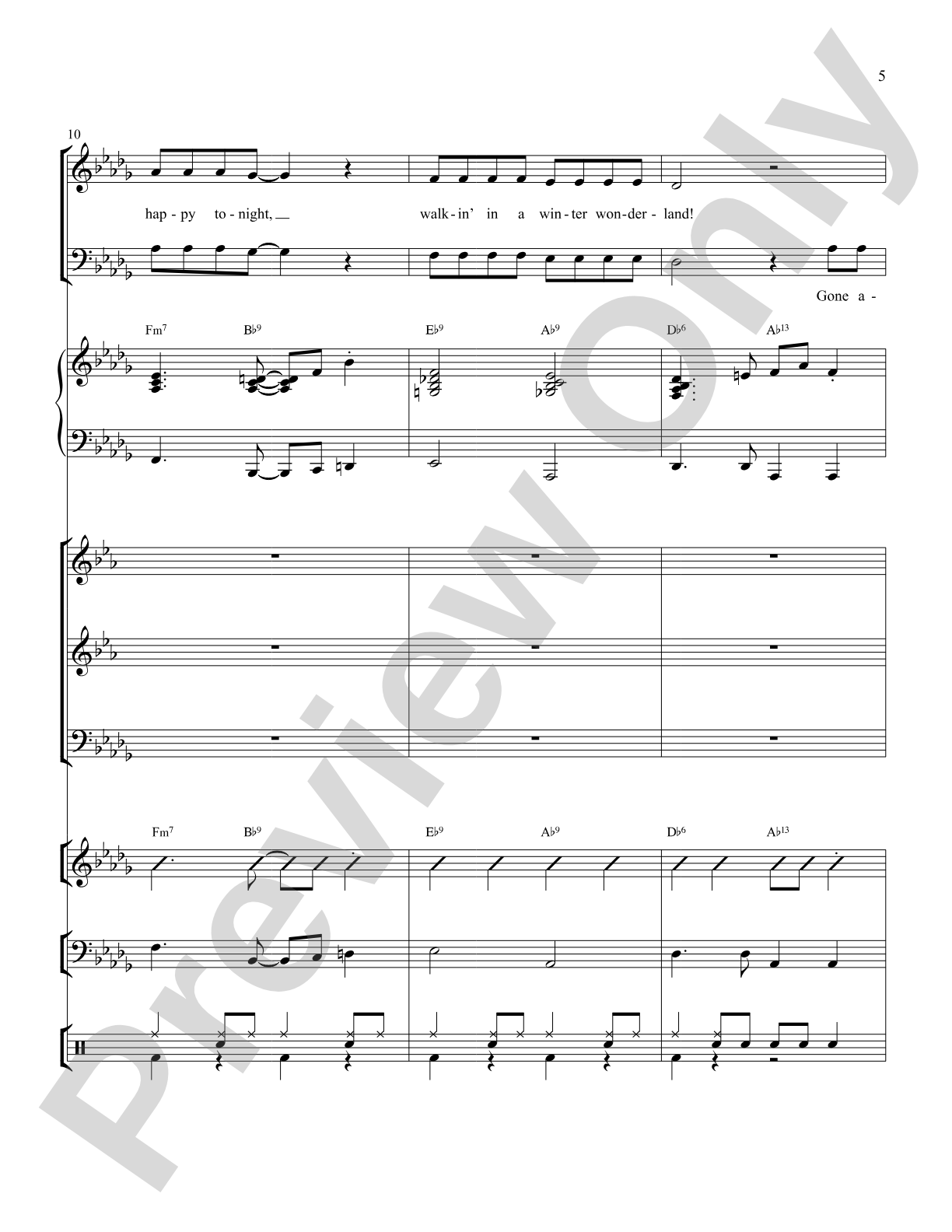 Winter Wonderland: Choral SoundPax
