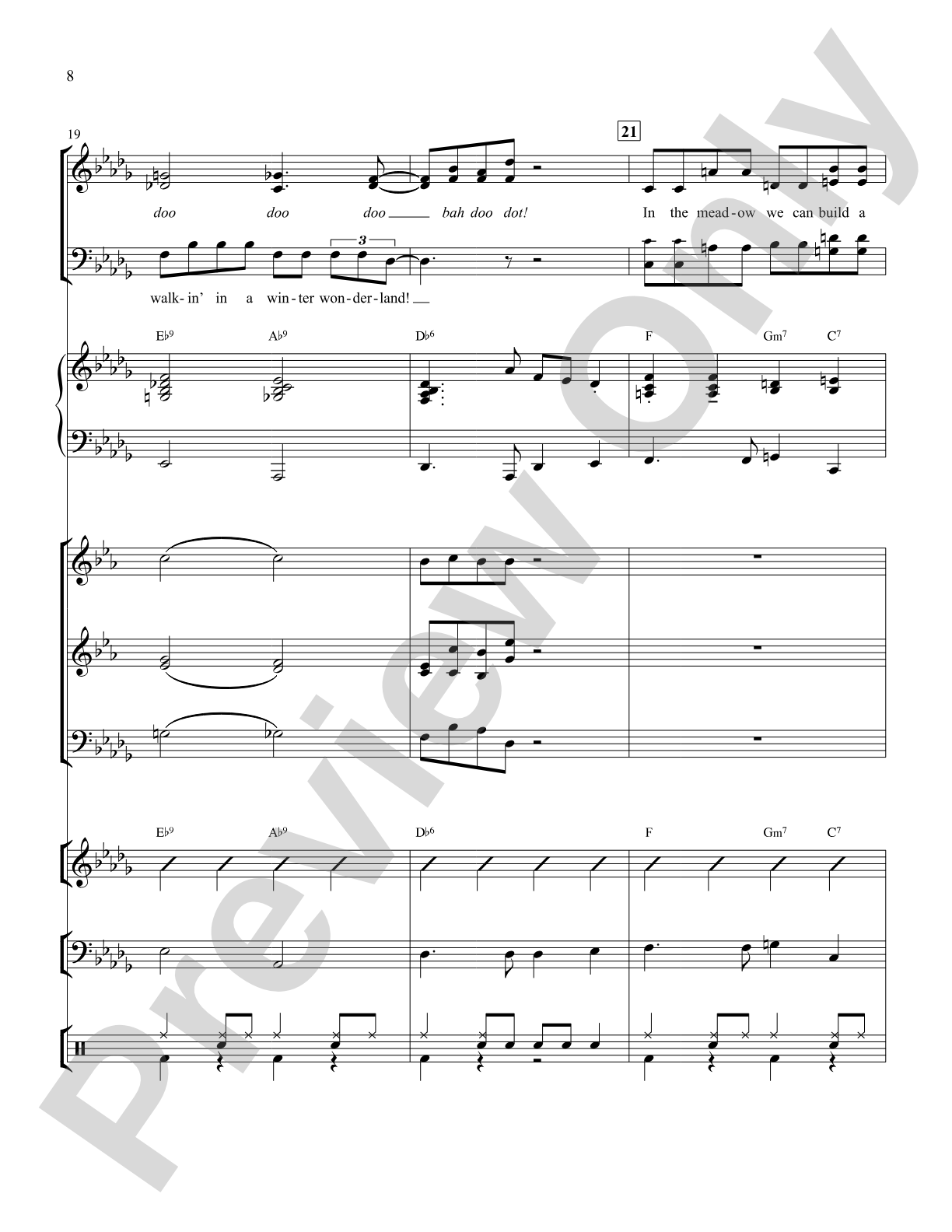 Winter Wonderland: Choral SoundPax