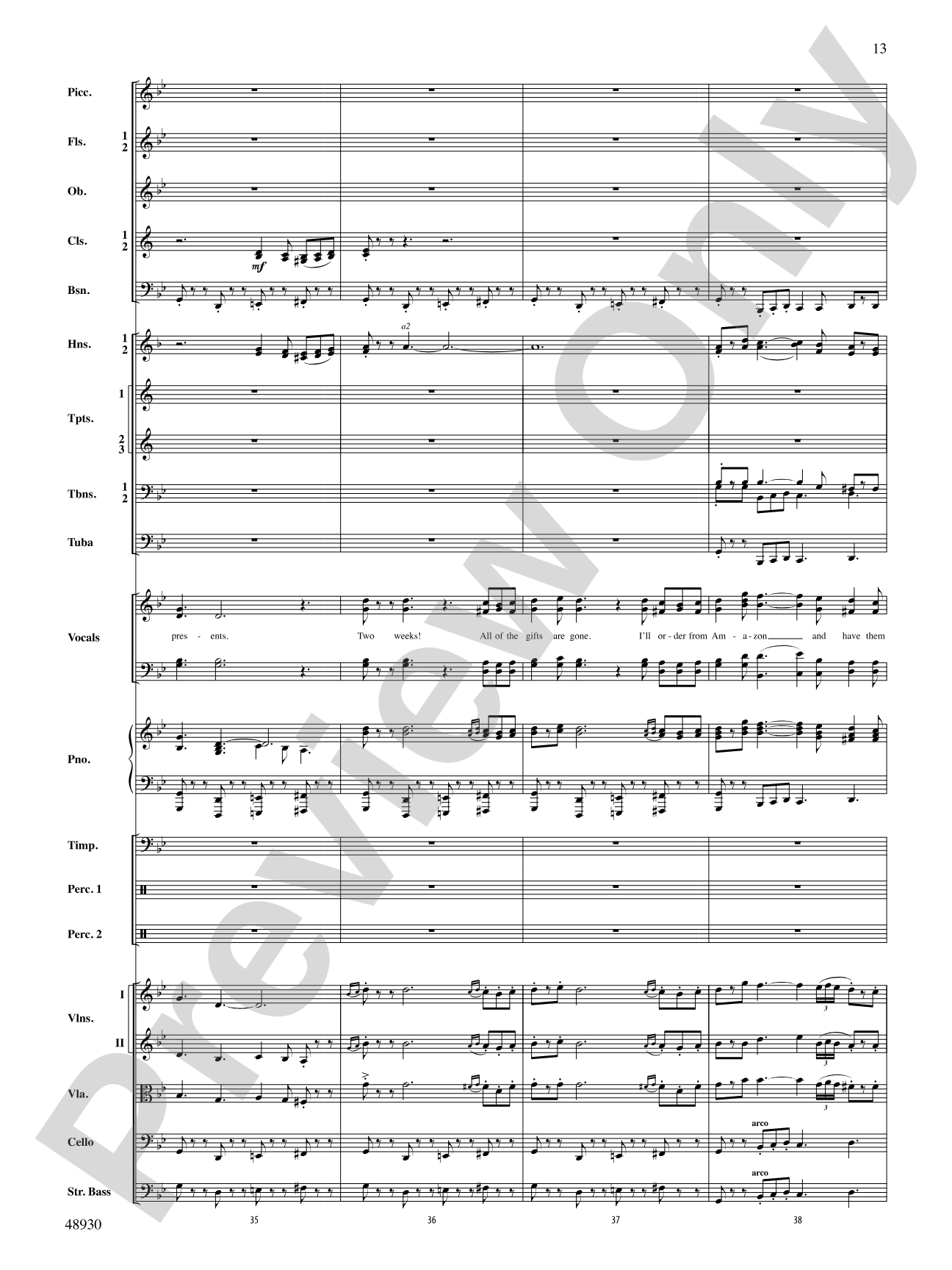 Countdown to Christmas: Score