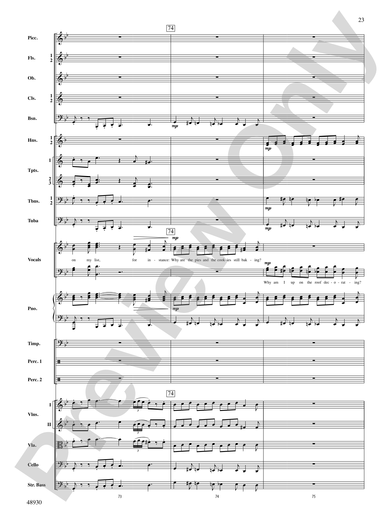 Countdown to Christmas: Score