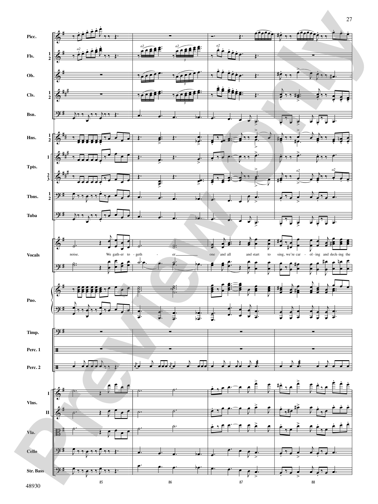 Countdown to Christmas: Score