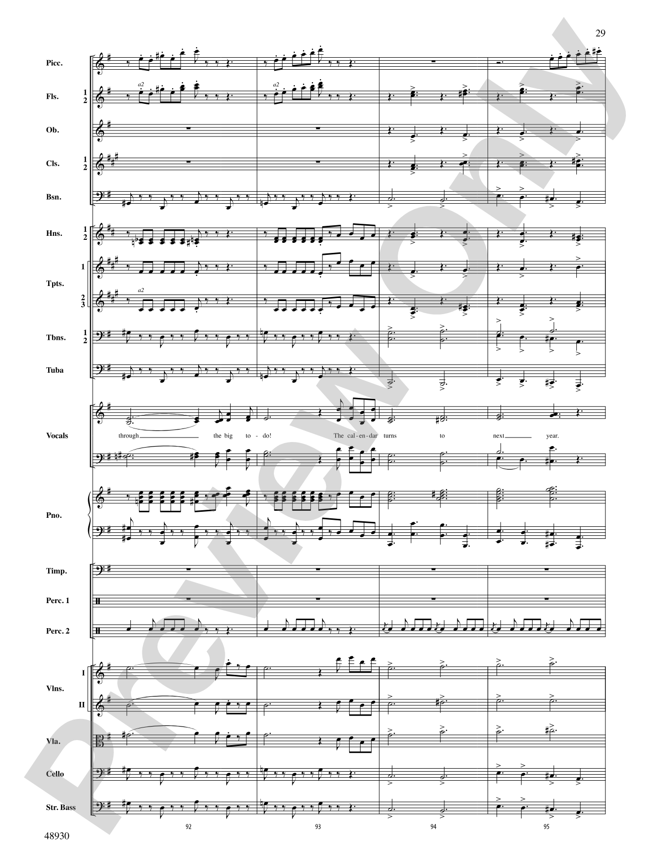 Countdown to Christmas: Score