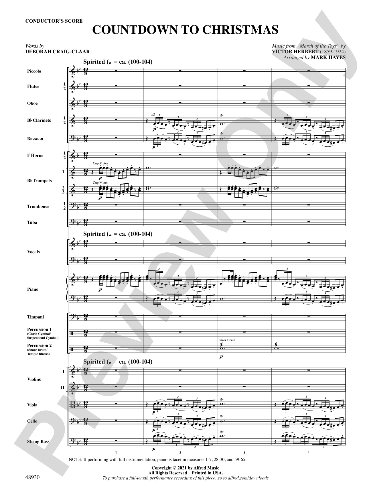 Countdown to Christmas: Score