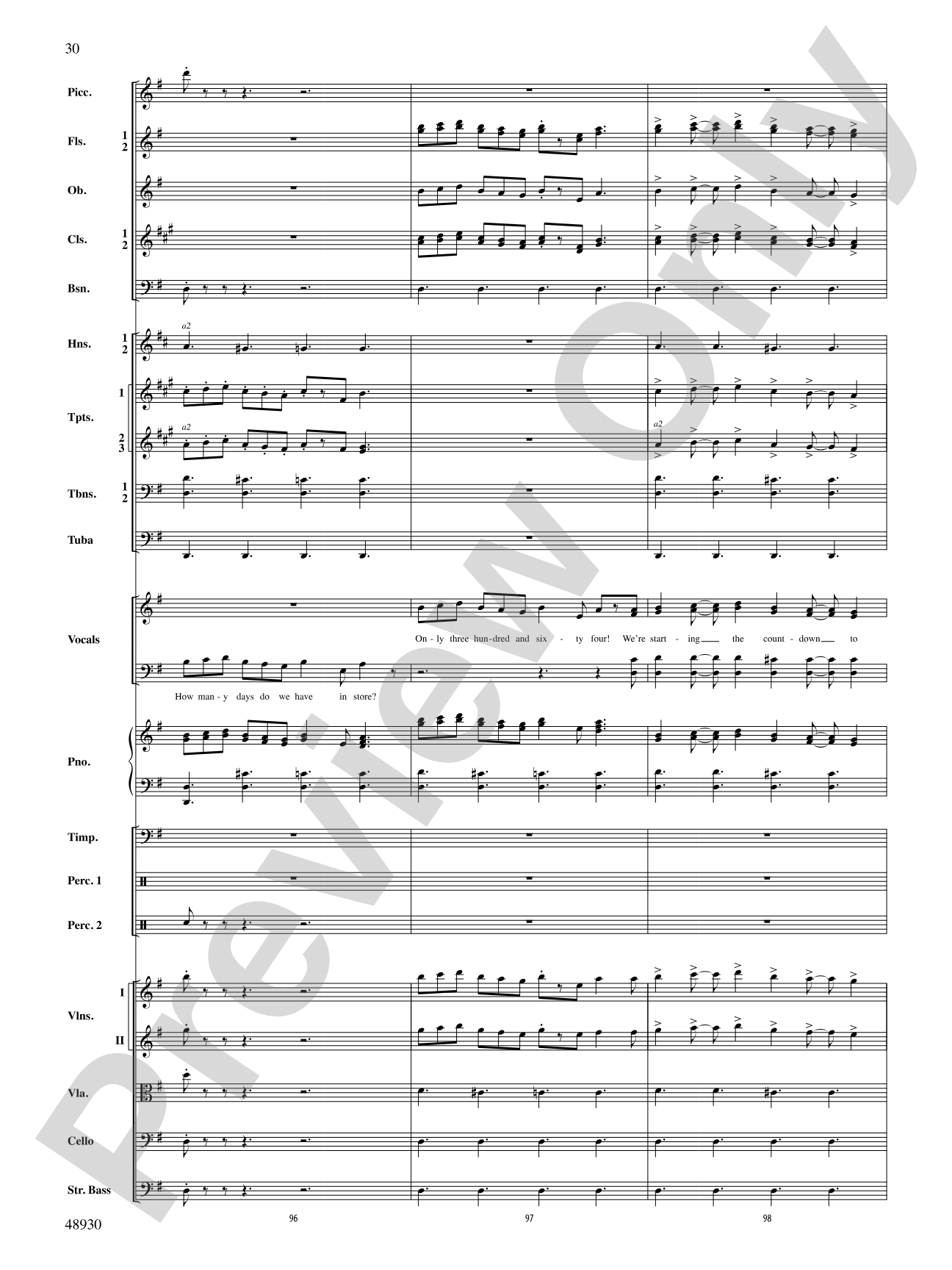 Countdown to Christmas: Score