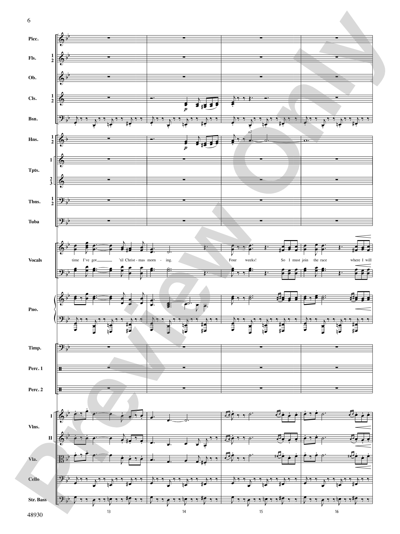 Countdown to Christmas: Score