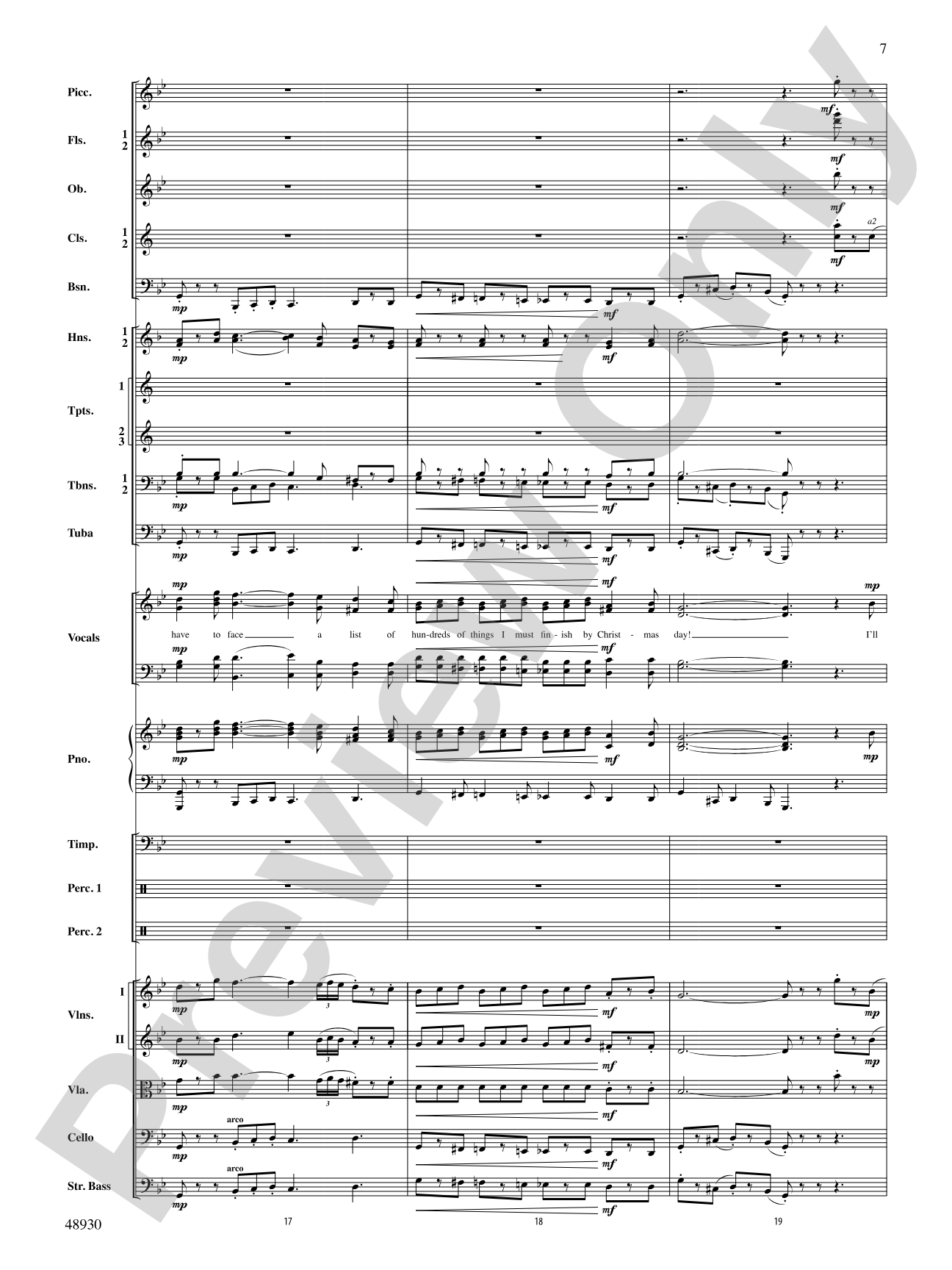 Countdown to Christmas: Score