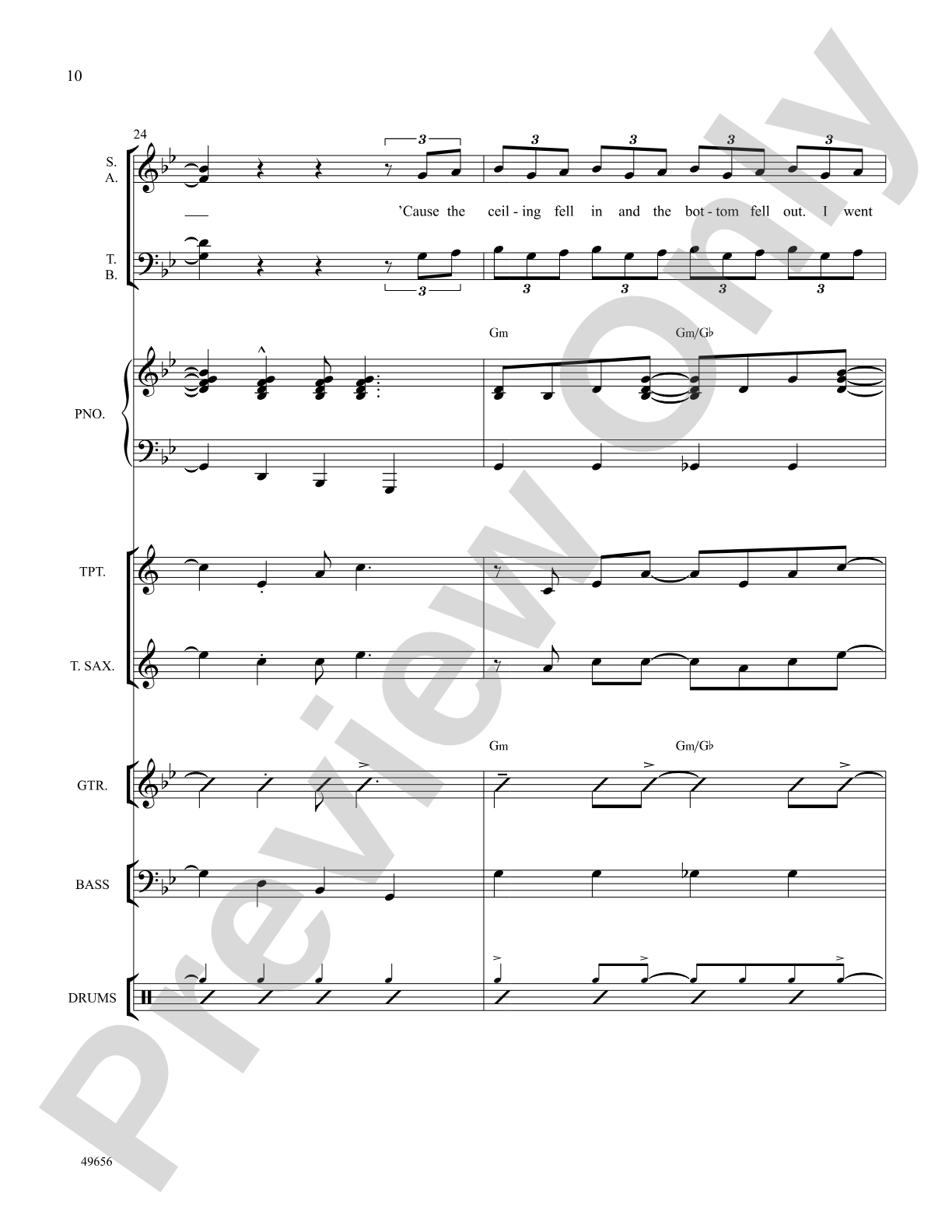 Orange Colored Sky: Choral SoundPax