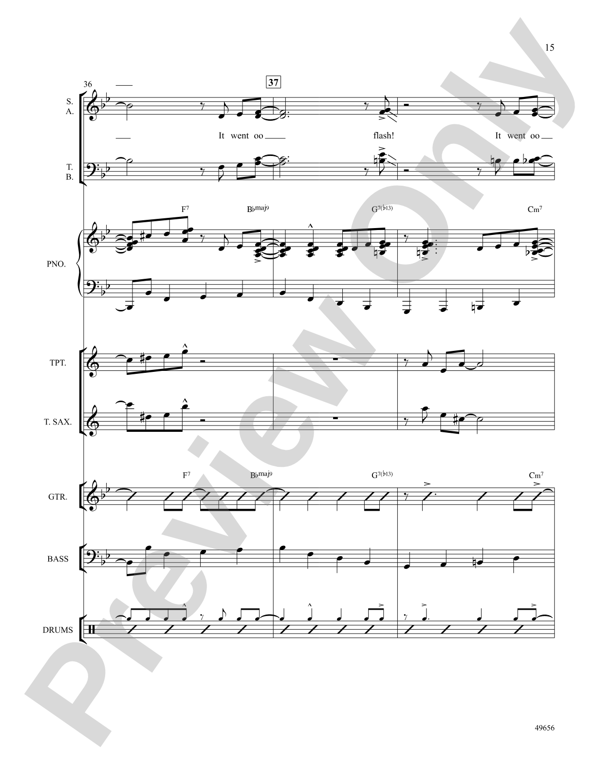 Orange Colored Sky: Choral SoundPax