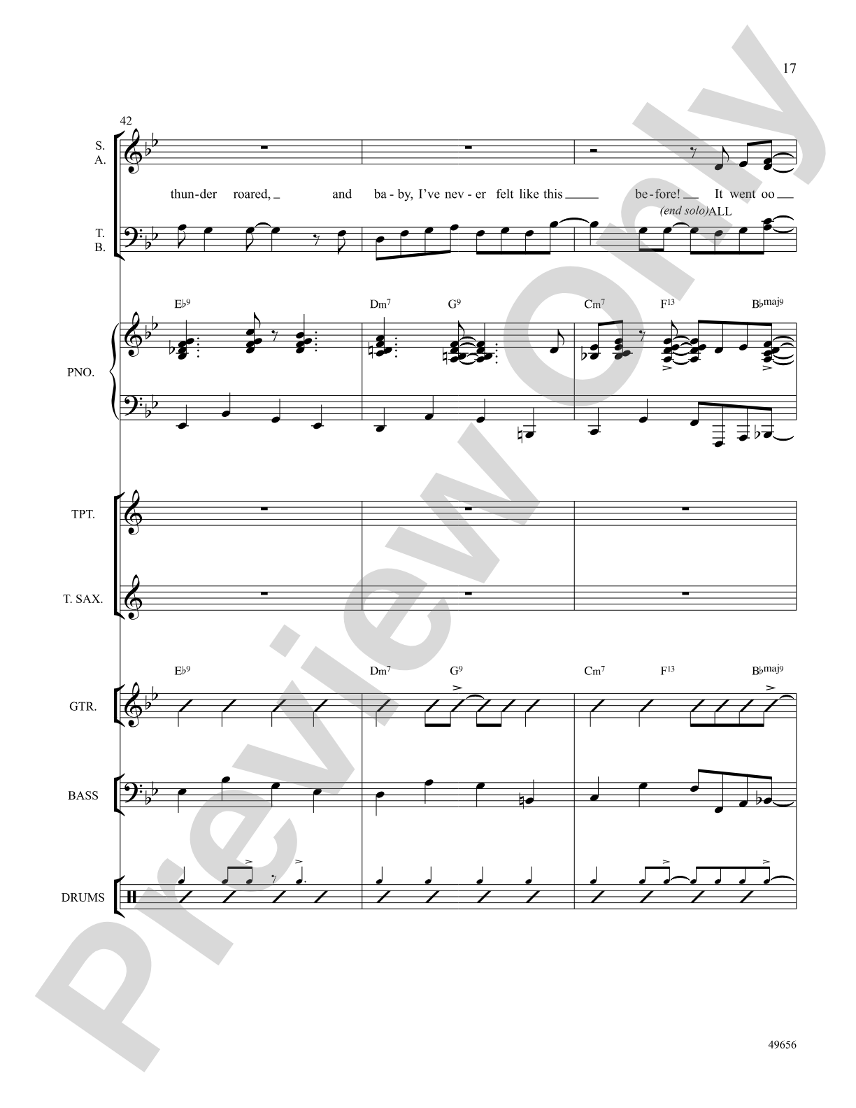 Orange Colored Sky: Choral SoundPax