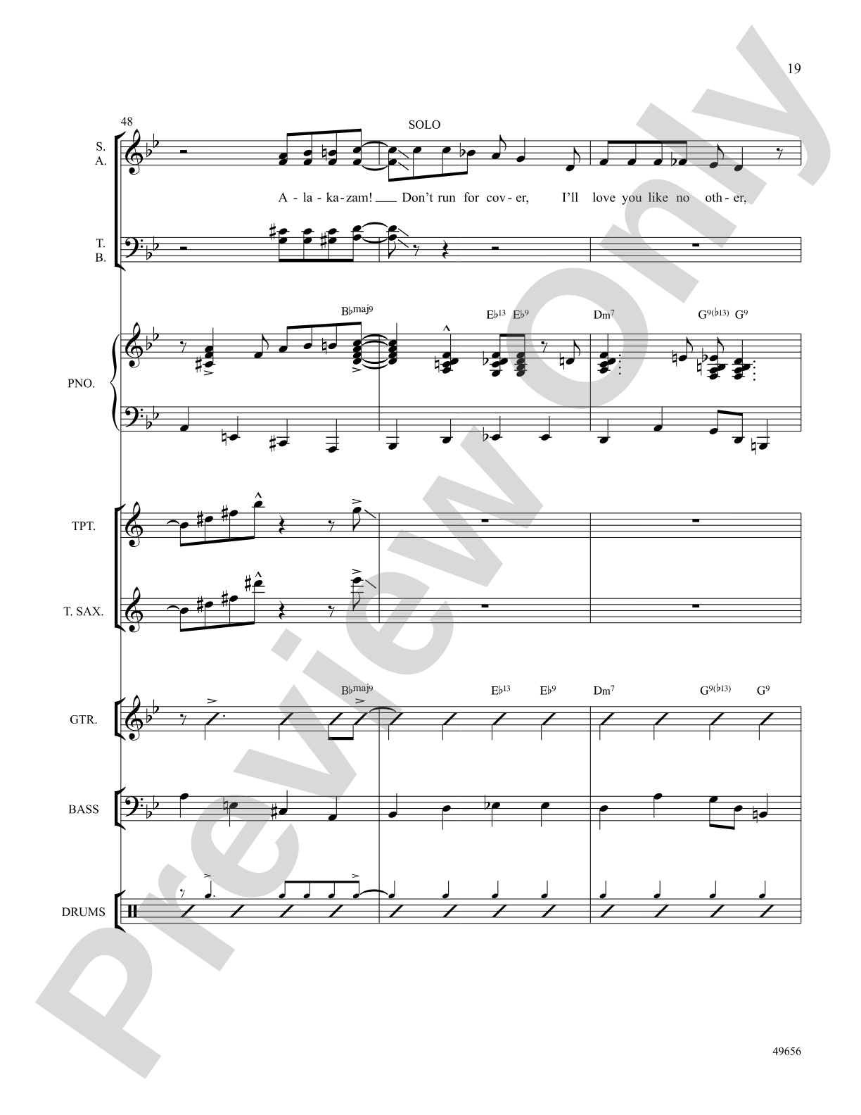 Orange Colored Sky: Choral SoundPax