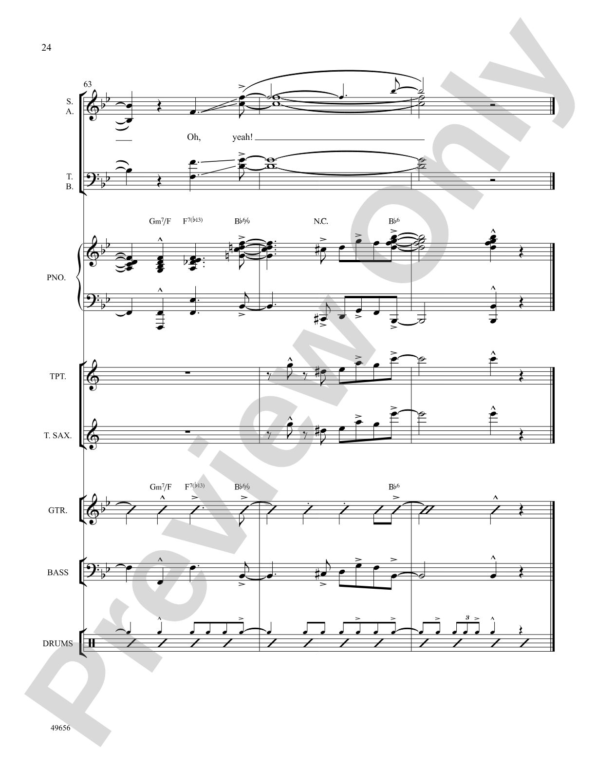 Orange Colored Sky: Choral SoundPax