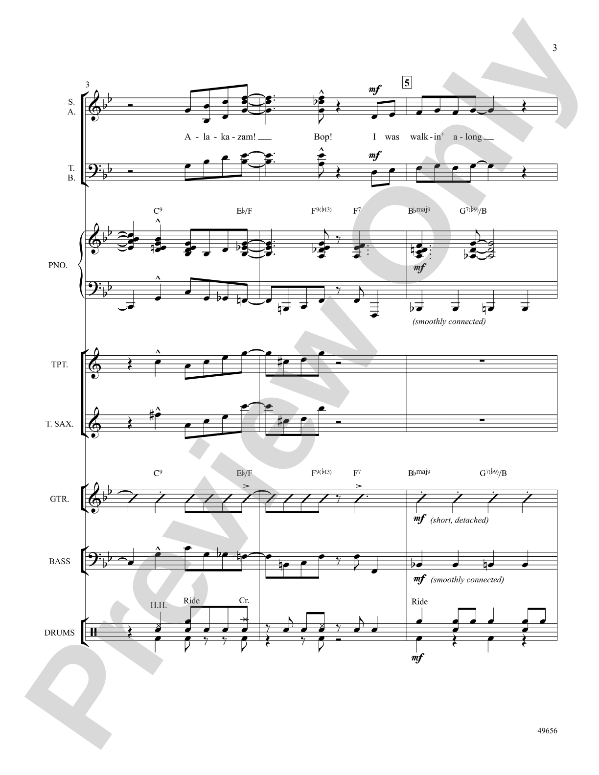 Orange Colored Sky: Choral SoundPax
