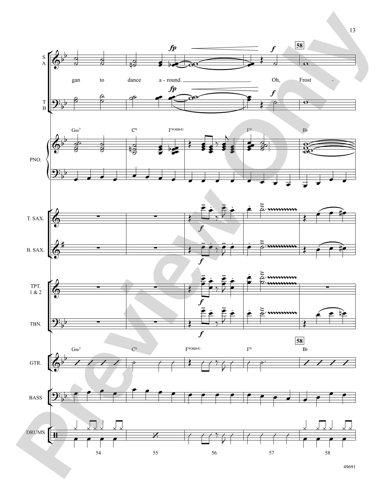 Frosty the Snowman: Choral SoundPax