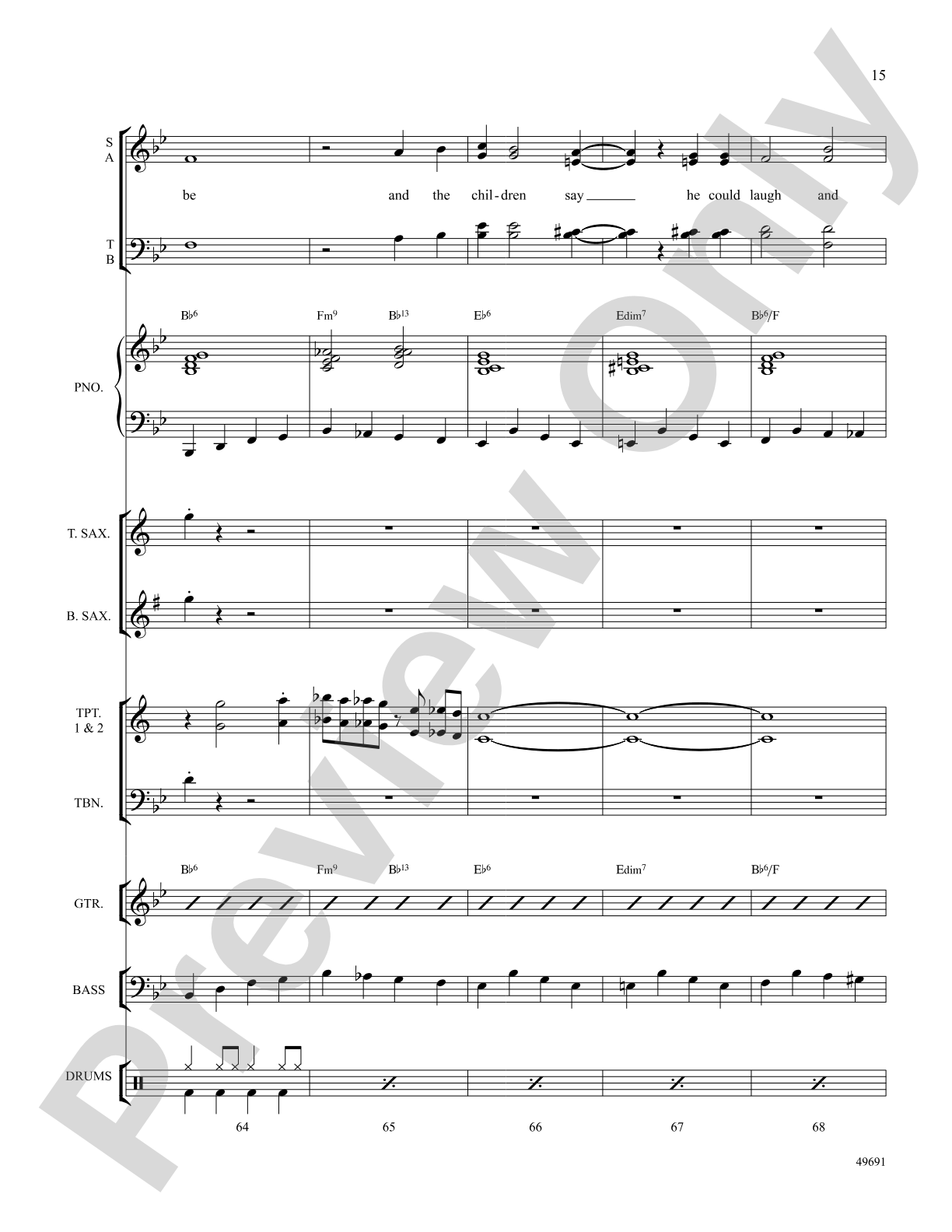 Frosty the Snowman: Choral SoundPax
