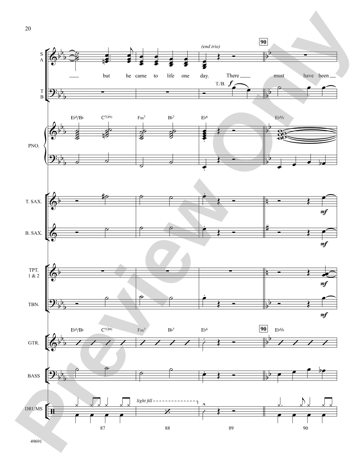 Frosty the Snowman: Choral SoundPax
