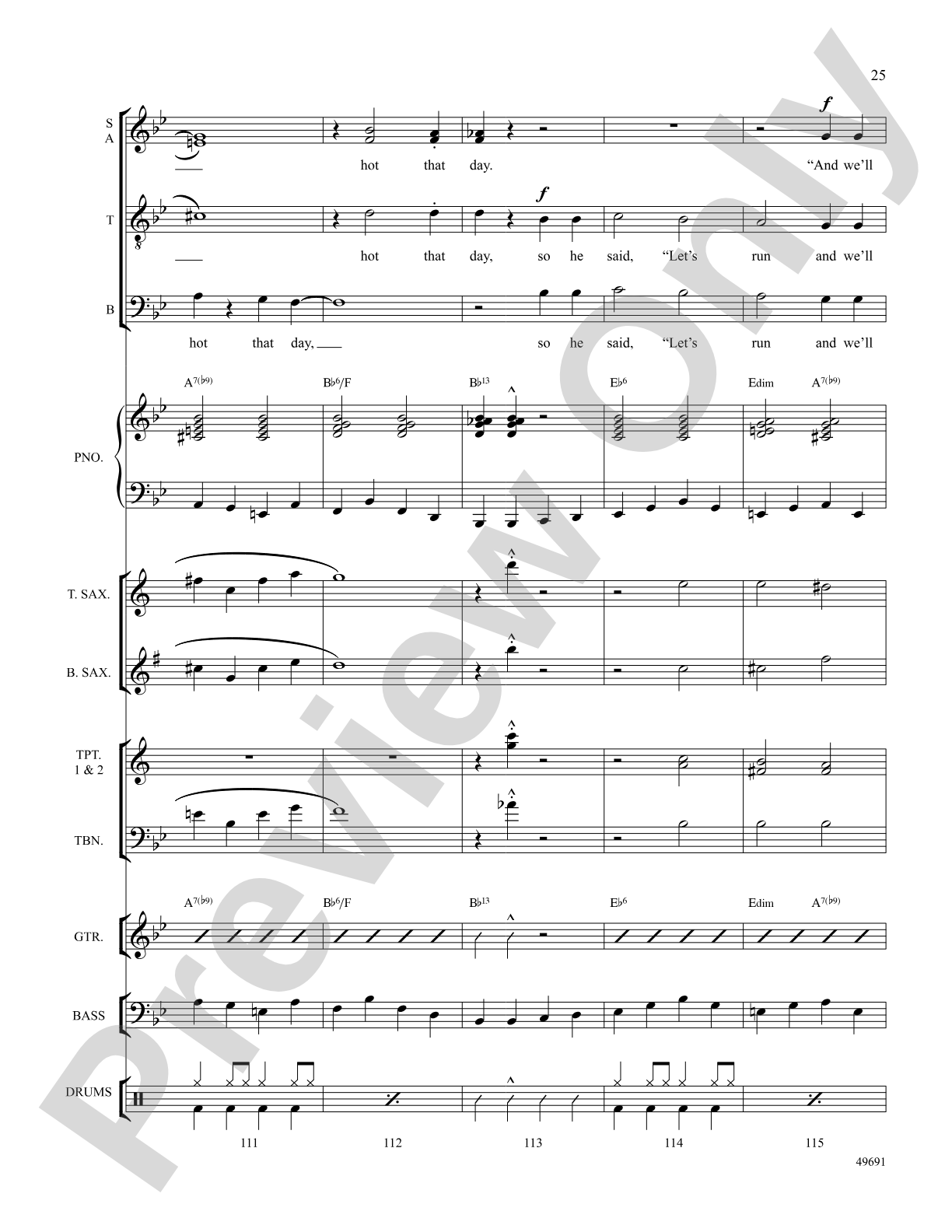 Frosty the Snowman: Choral SoundPax