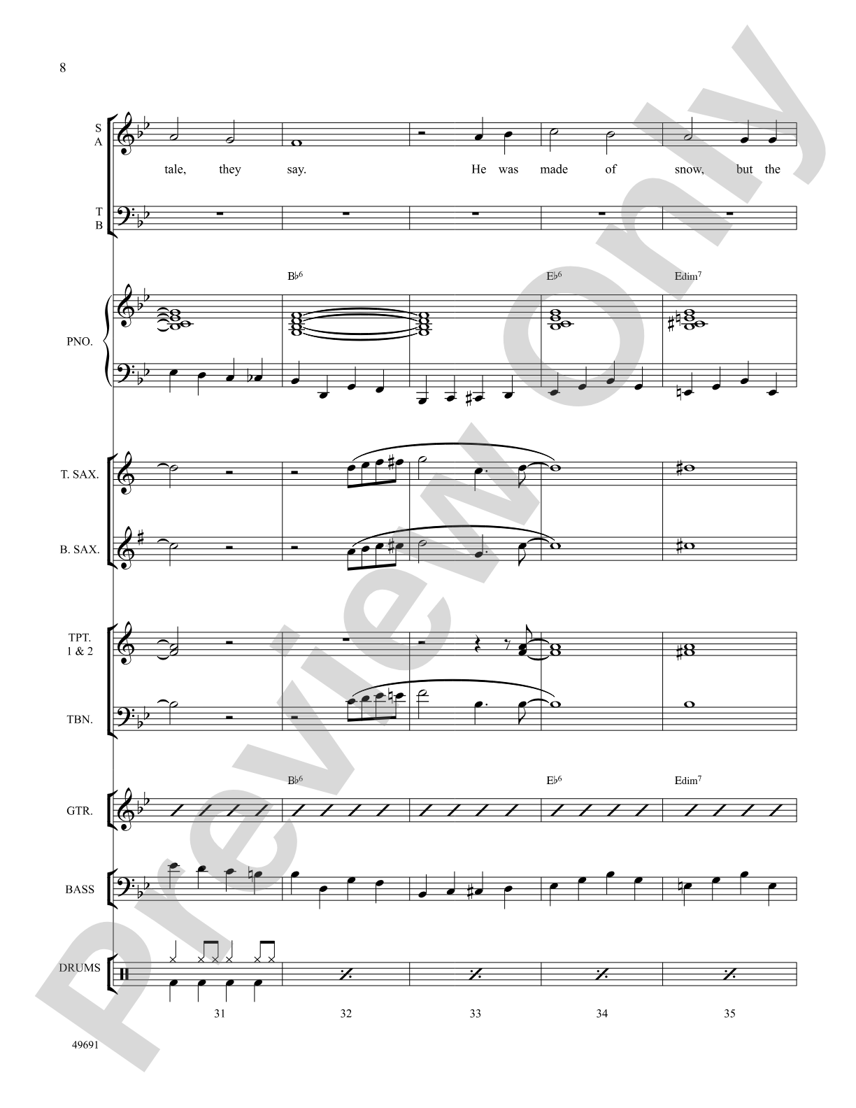 Frosty the Snowman: Choral SoundPax