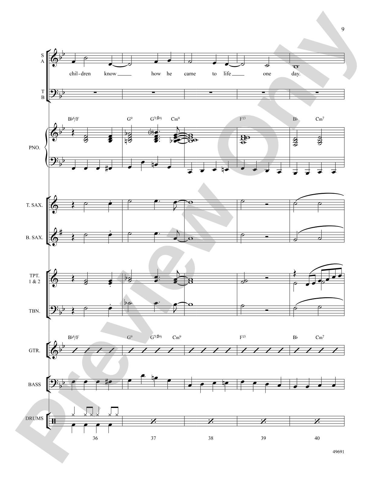 Frosty the Snowman: Choral SoundPax
