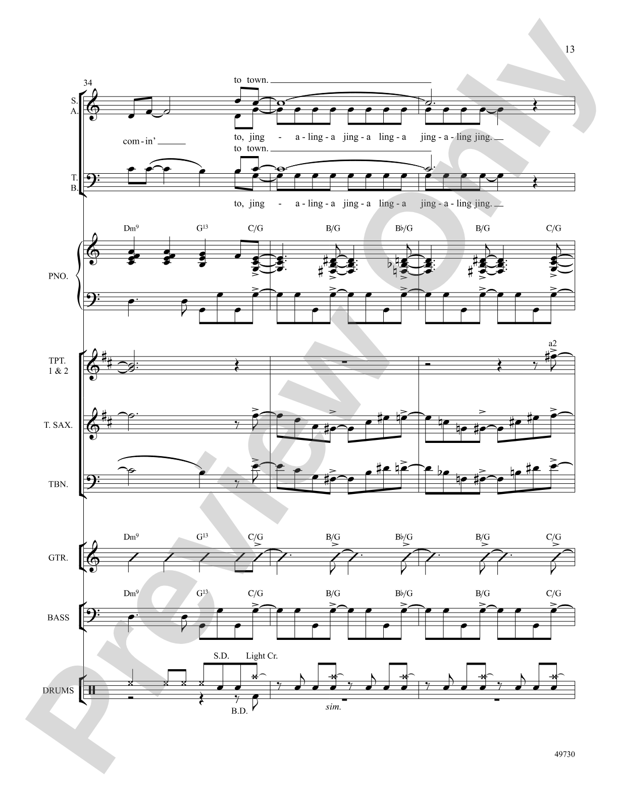 Santa Claus Is Comin' to Town: Choral SoundPax
