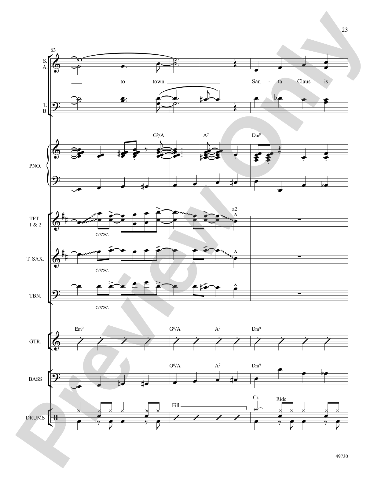 Santa Claus Is Comin' to Town: Choral SoundPax