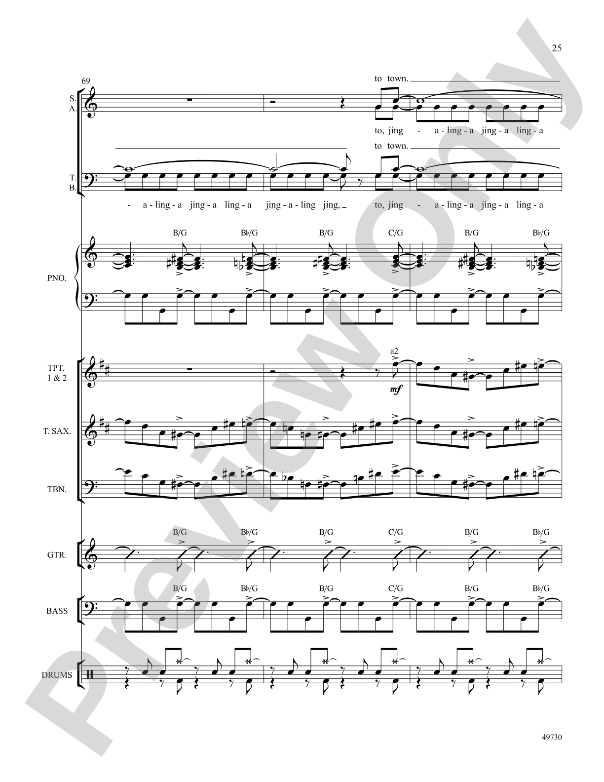 Santa Claus Is Comin' to Town: Choral SoundPax